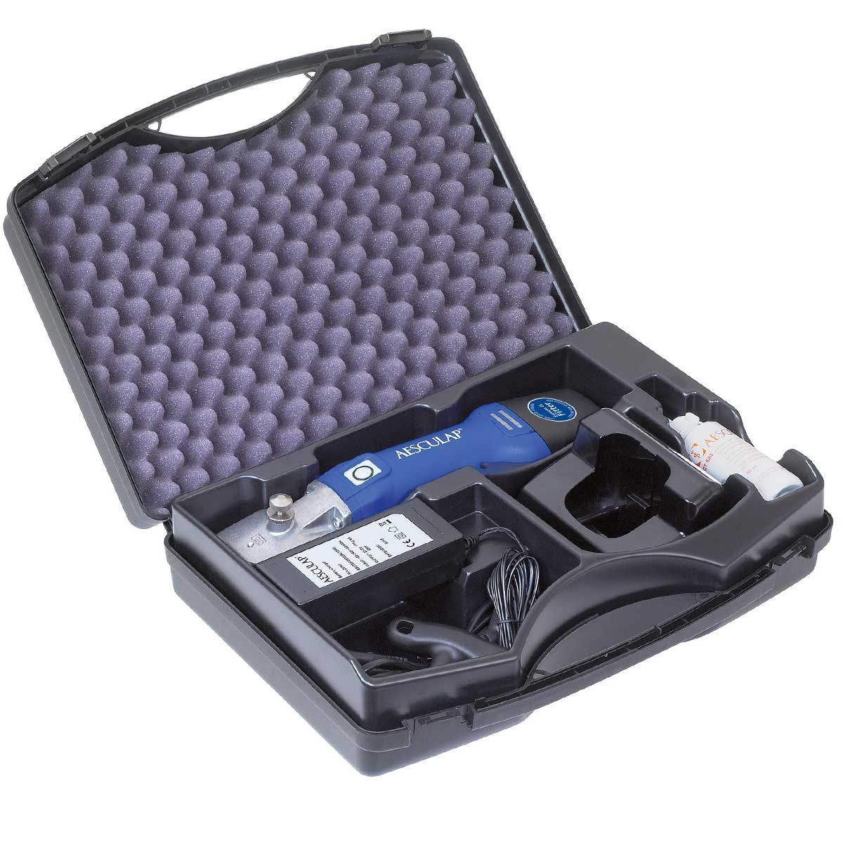 Tondeuse bovin Aesculap Econom CL avec lame de coupe, 2 batteries