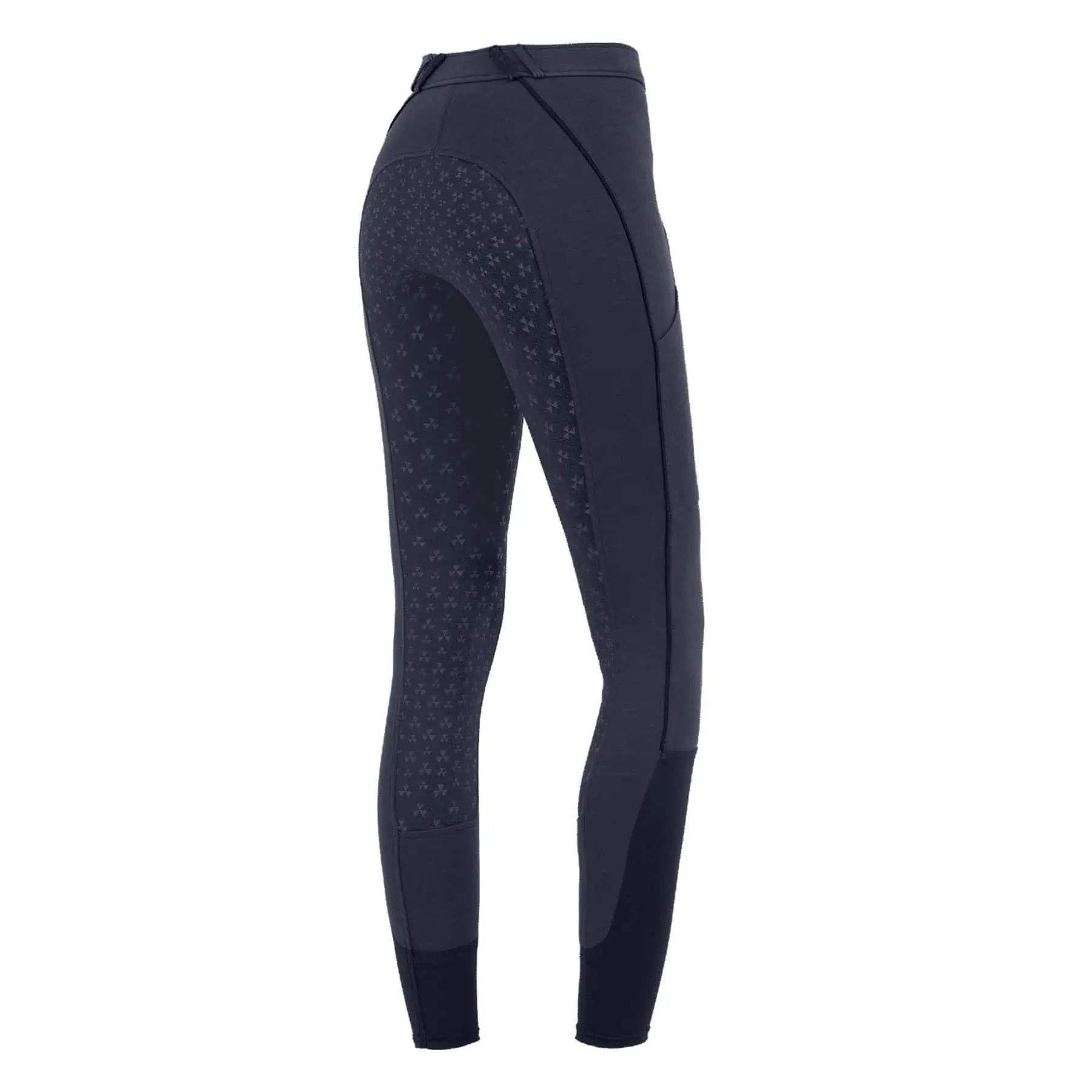 Pantalon d'équitation ELT Fenja, fond intégral enfant avec paillettes, bleu nuit 176