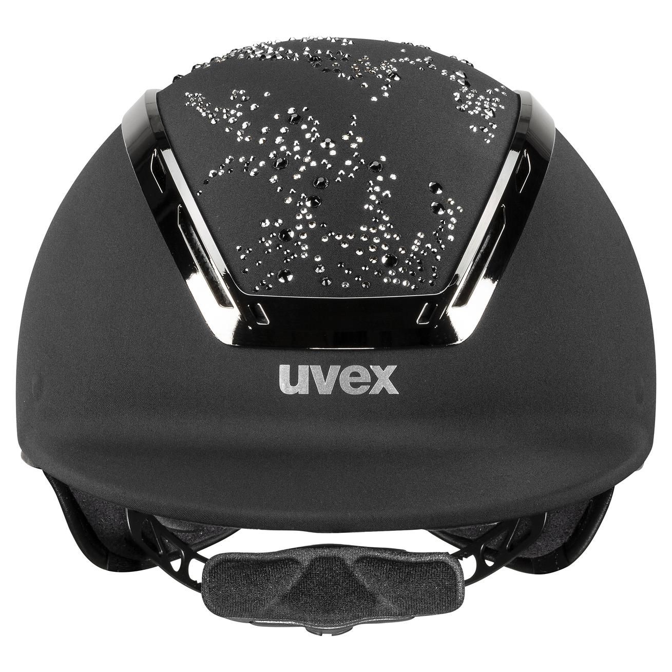 Casque d'équitation uvex exxeed diamant noir S-M