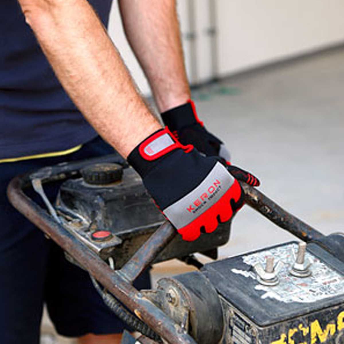 Keron Active Mechaniker Handschuh Wotan, Anti-Schock, 10