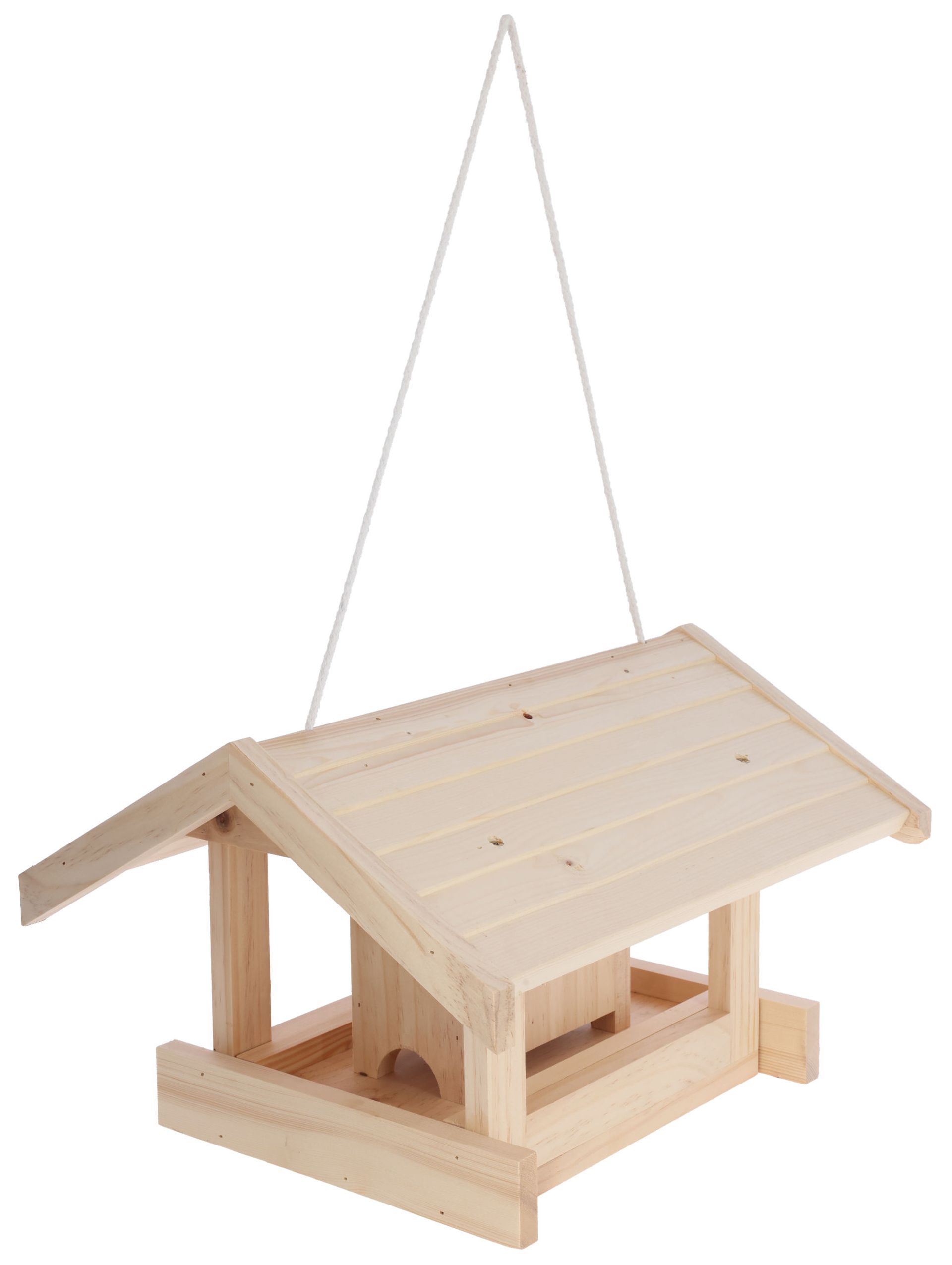 Kerbl Fågelbord Leitenberg, Trä, med Utdragslåda, 1,1 L