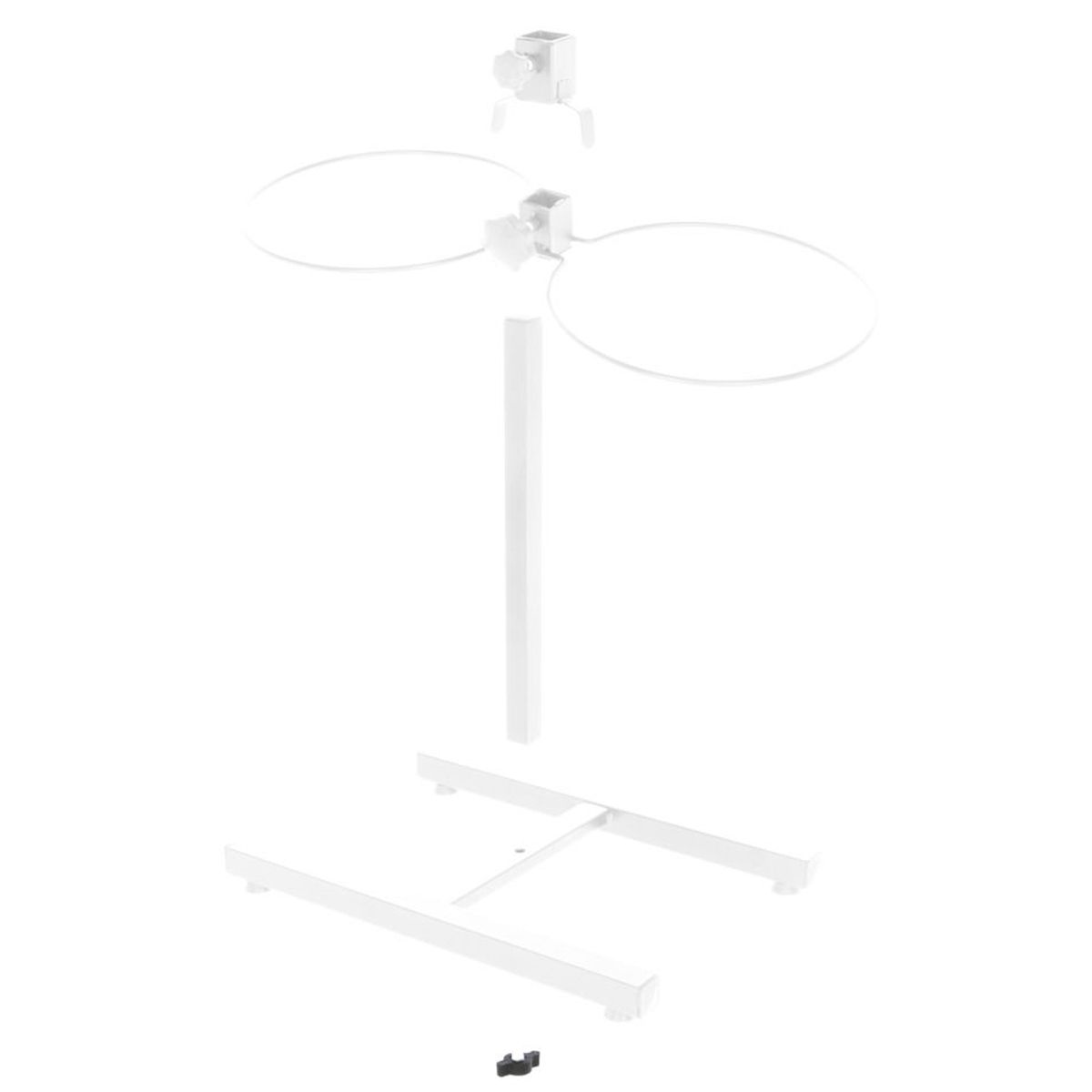 Kerbl Dog Feeding Bar Stainless Steel Height Adjustable, White, 2800 ml