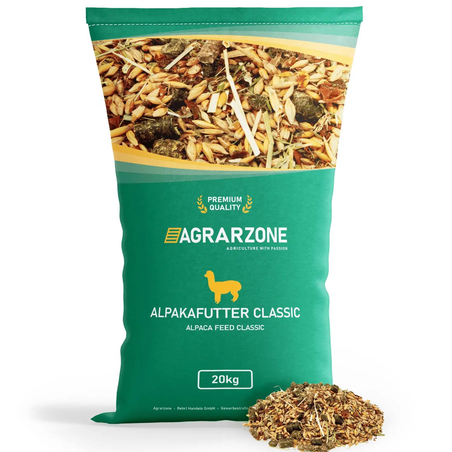 Nourriture pour alpagas Agrarzone Müsli Classic 20 kg