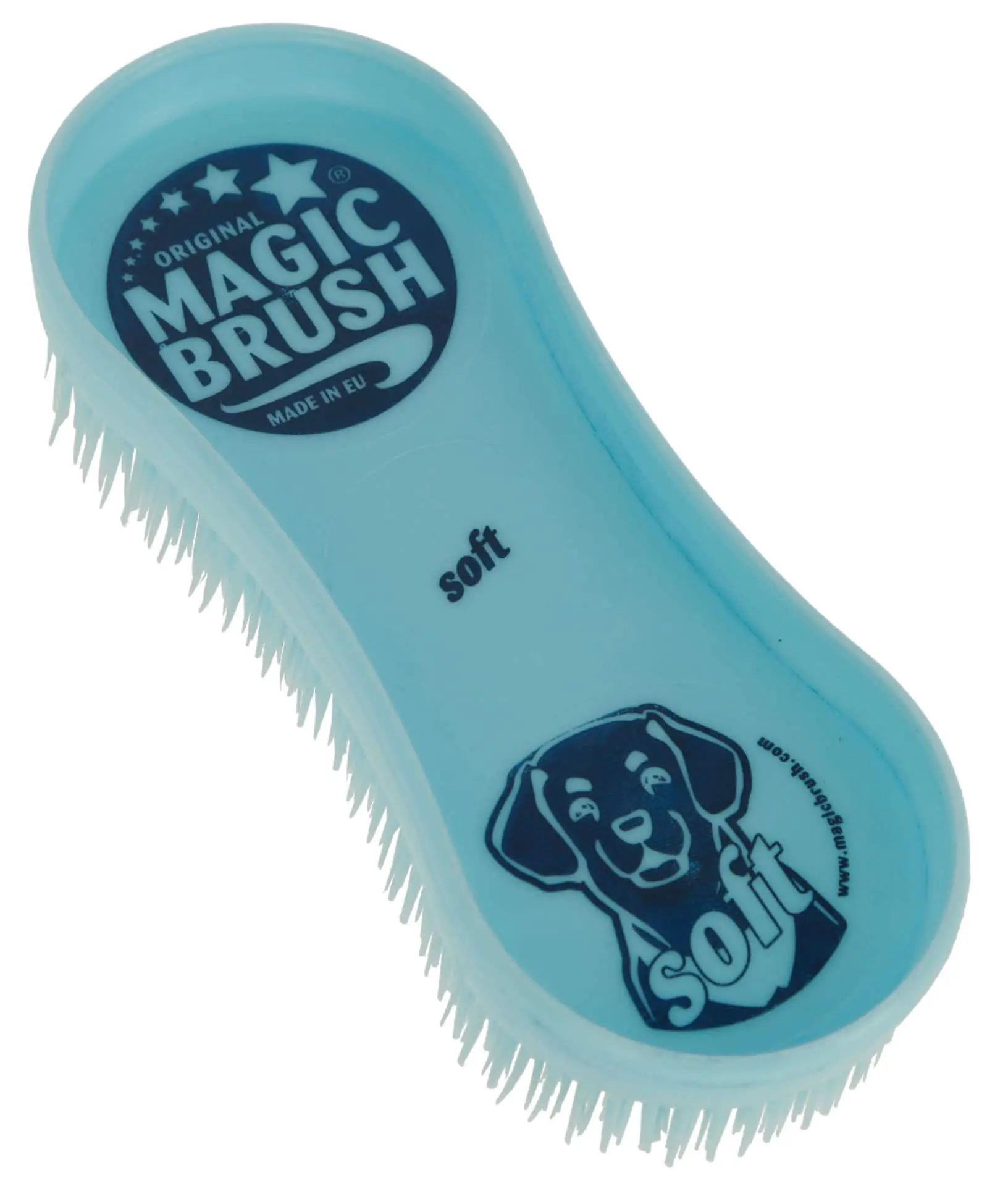 Spazzola per cani MagicBrush DOG soft blu oceano, cura delicata