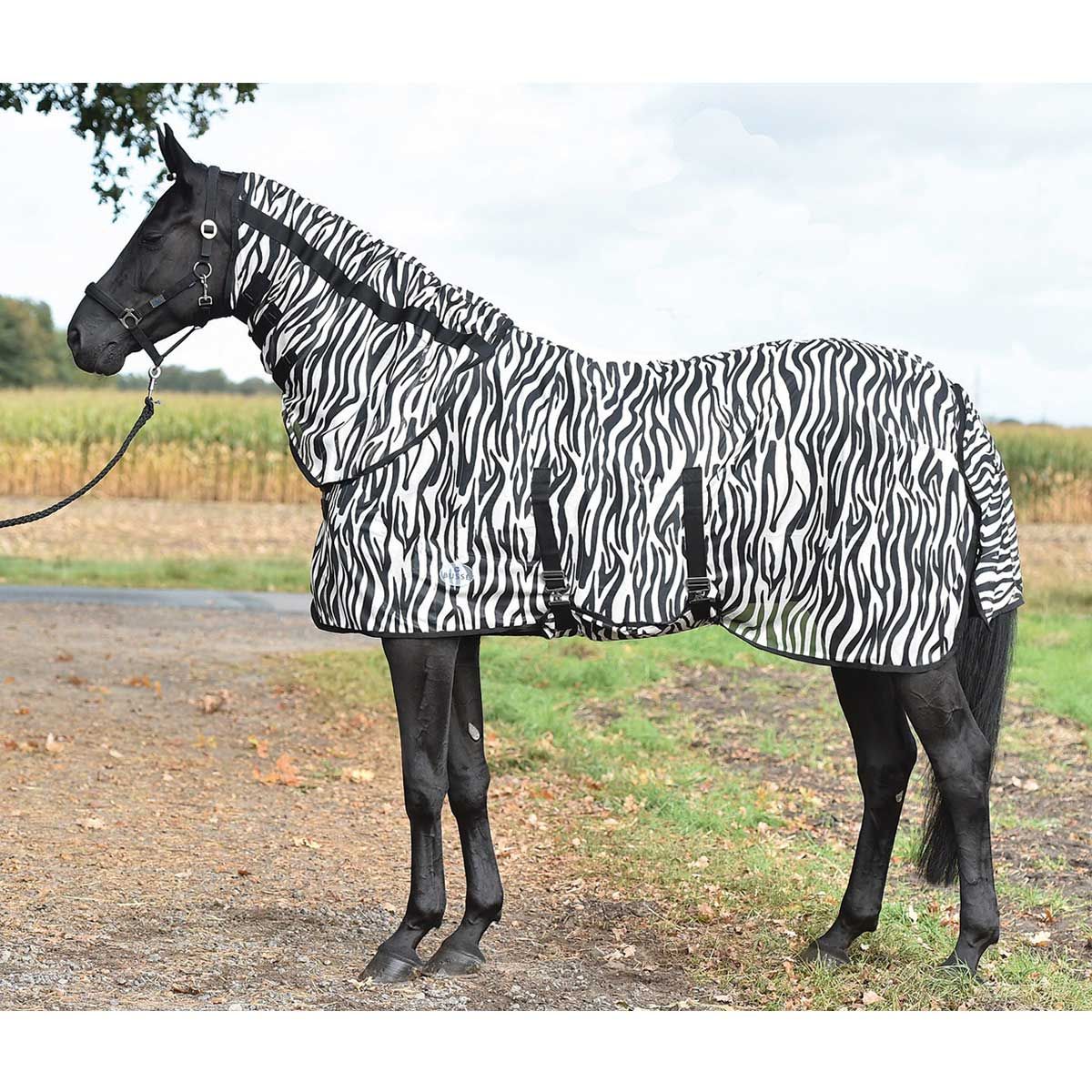 BUSSE Coperta antimosche ZEBRA Cavallo, con pettorina, in uso