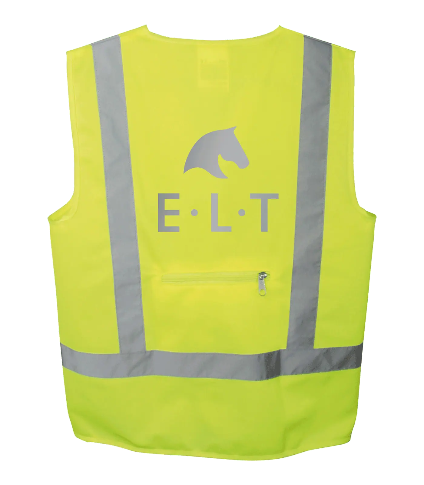 Gilet réfléchissant ELT unisexe, enfant & adulte, jaune fluo, adulte