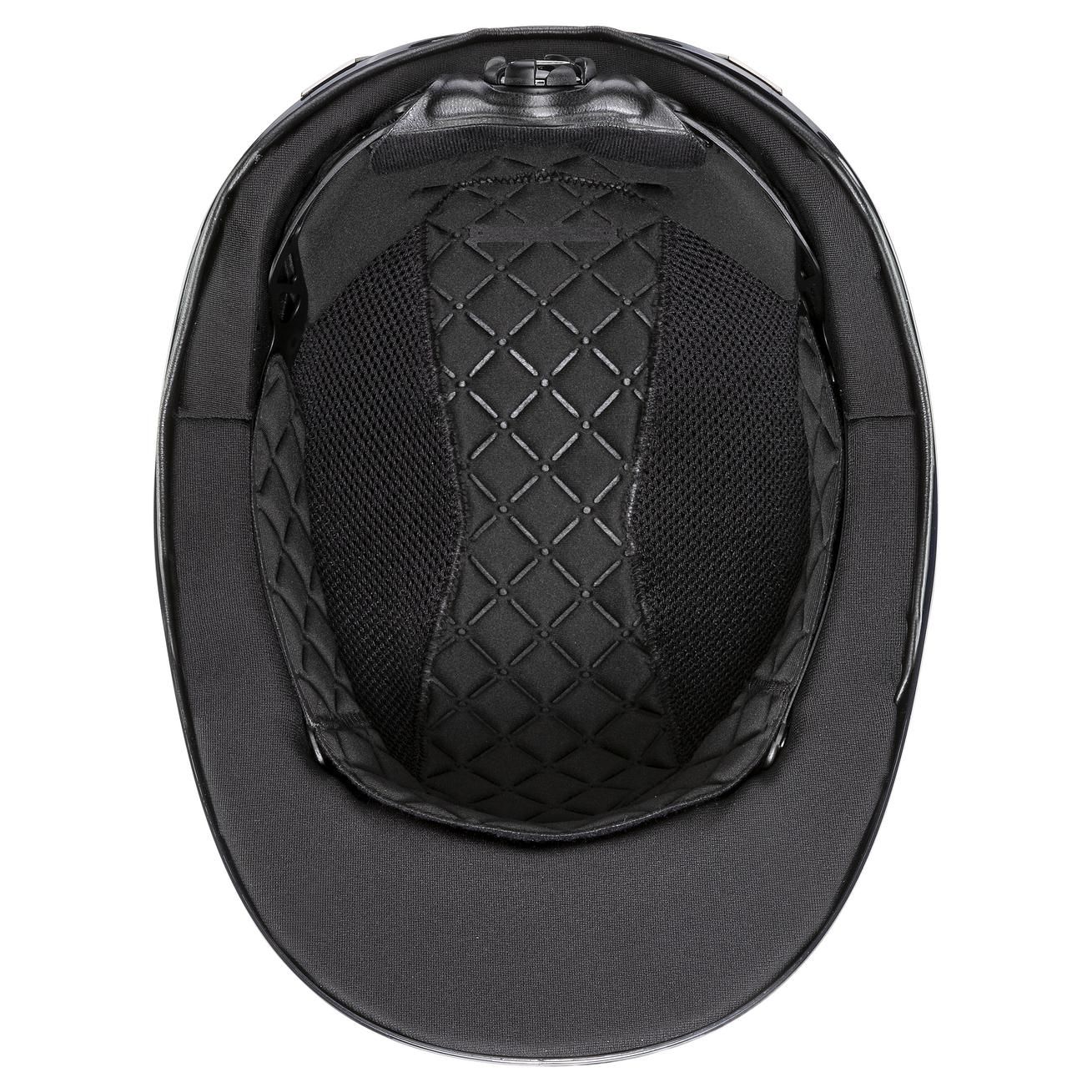 uvex Reithelm exxeed shiny chrome – Hardshell-Technologie, navyblau glänzend M-L