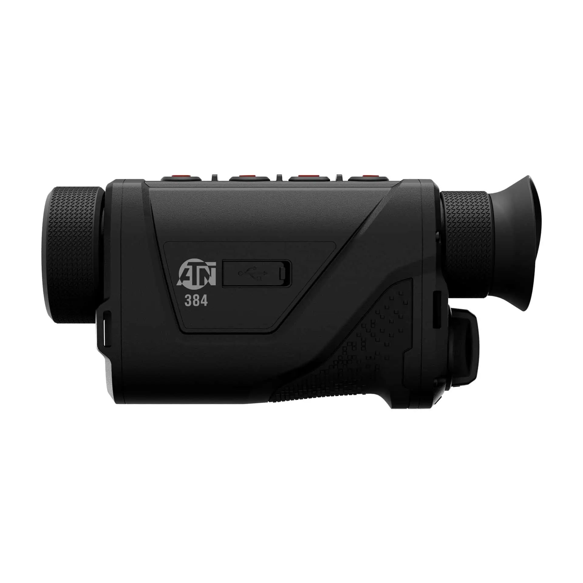 Monoculaire thermique ATN BlazeHunter 335 LRF avec télémètre laser, vue de côté