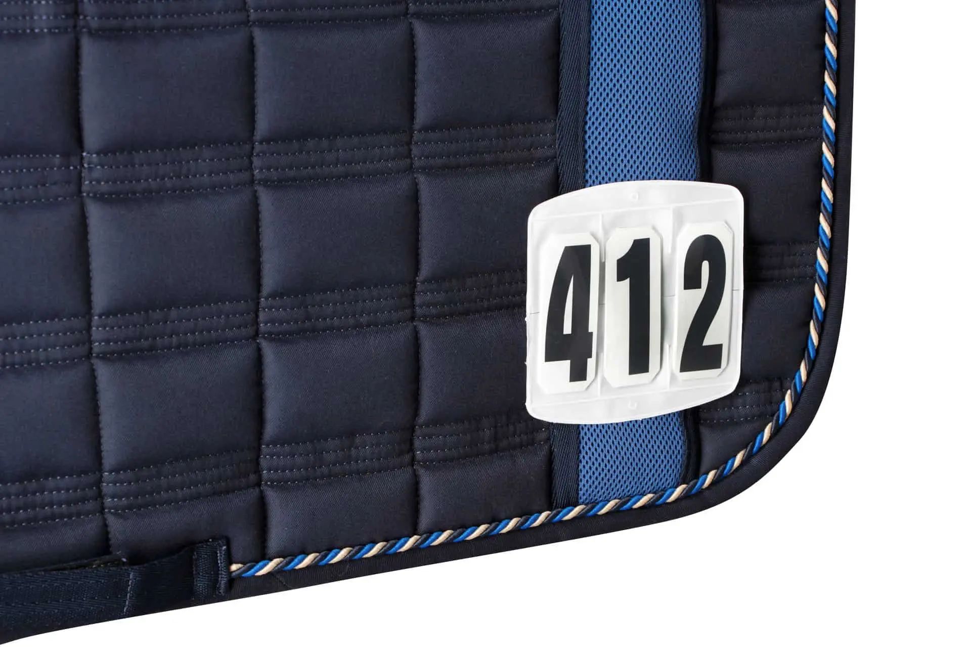 Covalliero Numeri da concorso 3 cifre in plastica morbida, coppia per cavallo, in uso