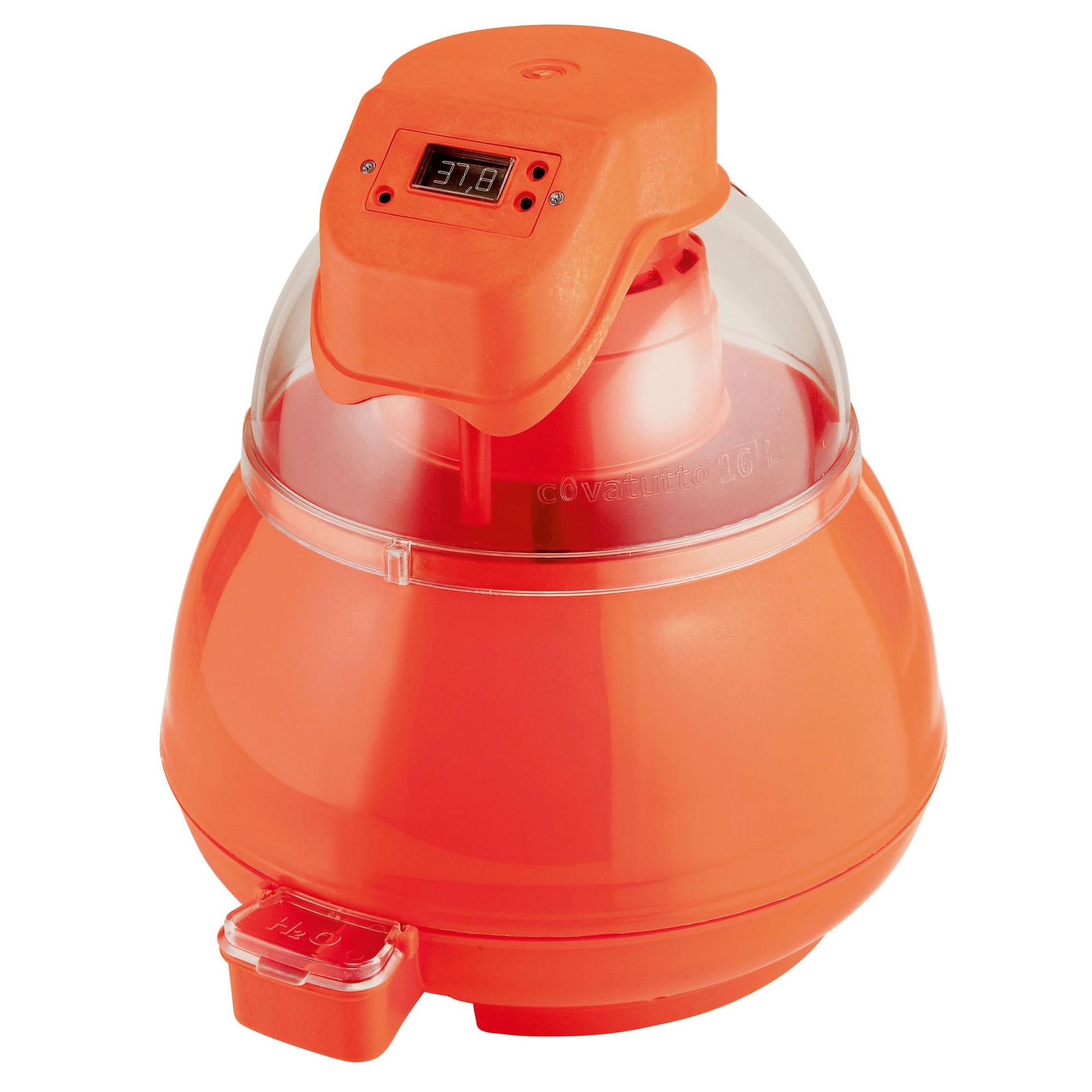 Kerbl Incubator de ouă Covatutto 16 L digital Pro cu rotire automată, vedere din față