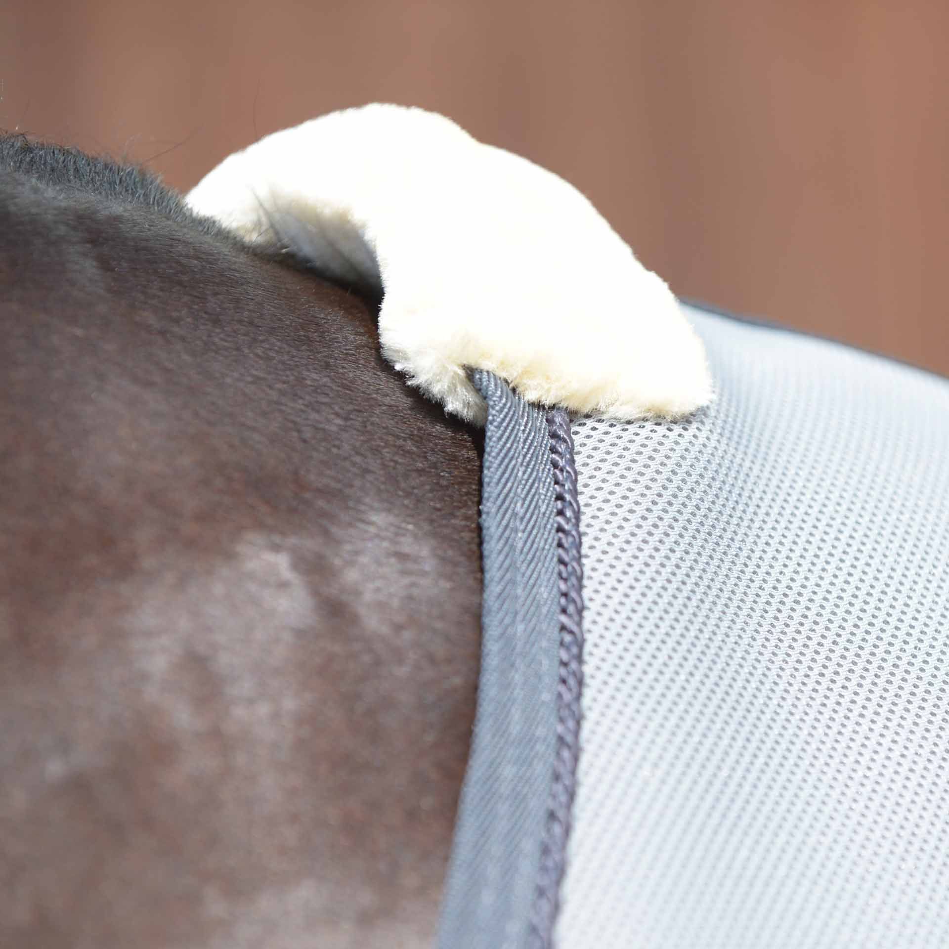 Couverture séchante BUSSE 3D AIR, séchage rapide pour chevaux, 115 cm gris