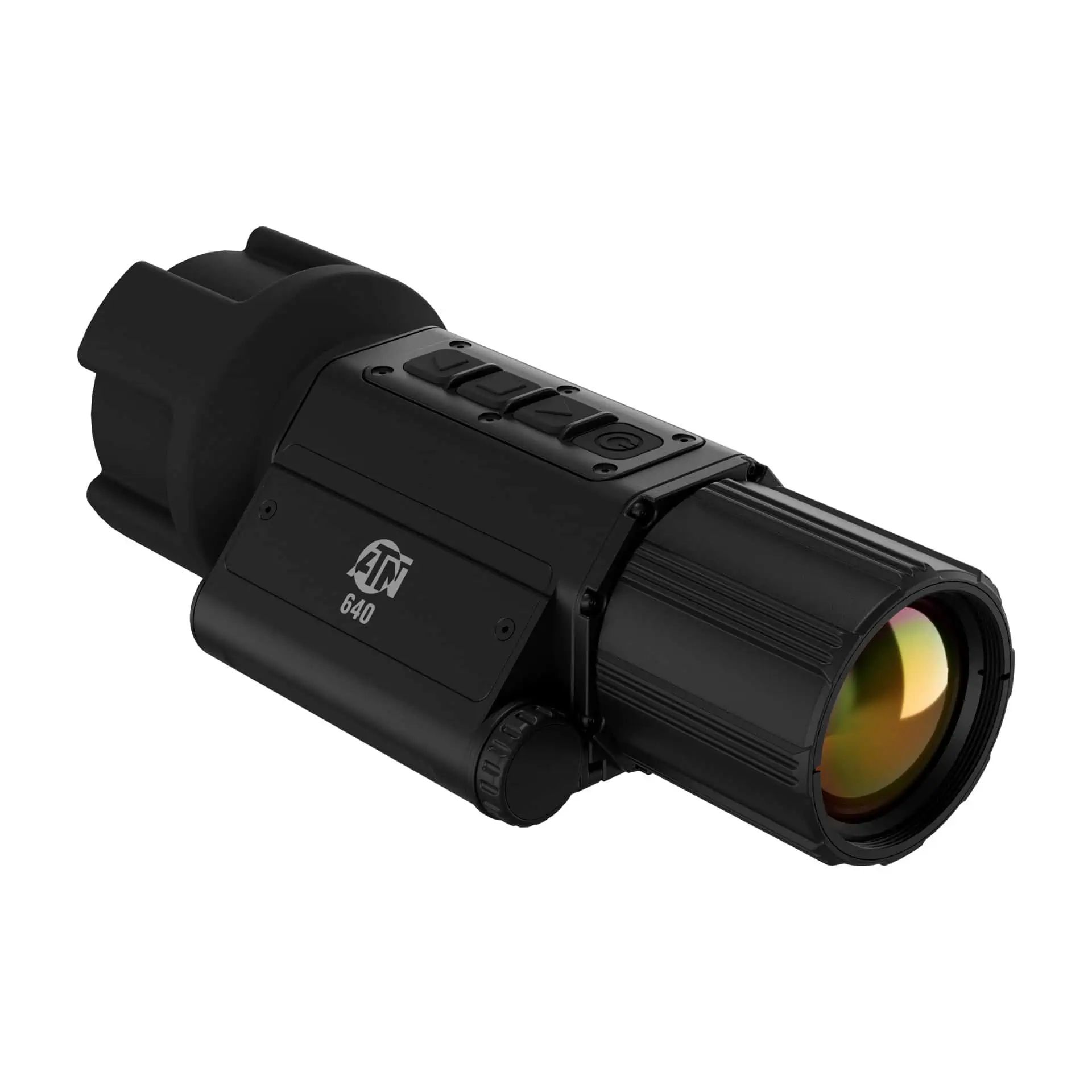 ATN TICO-LTV 650X dispozitiv termic clip-on pentru optică, detaliu, suport