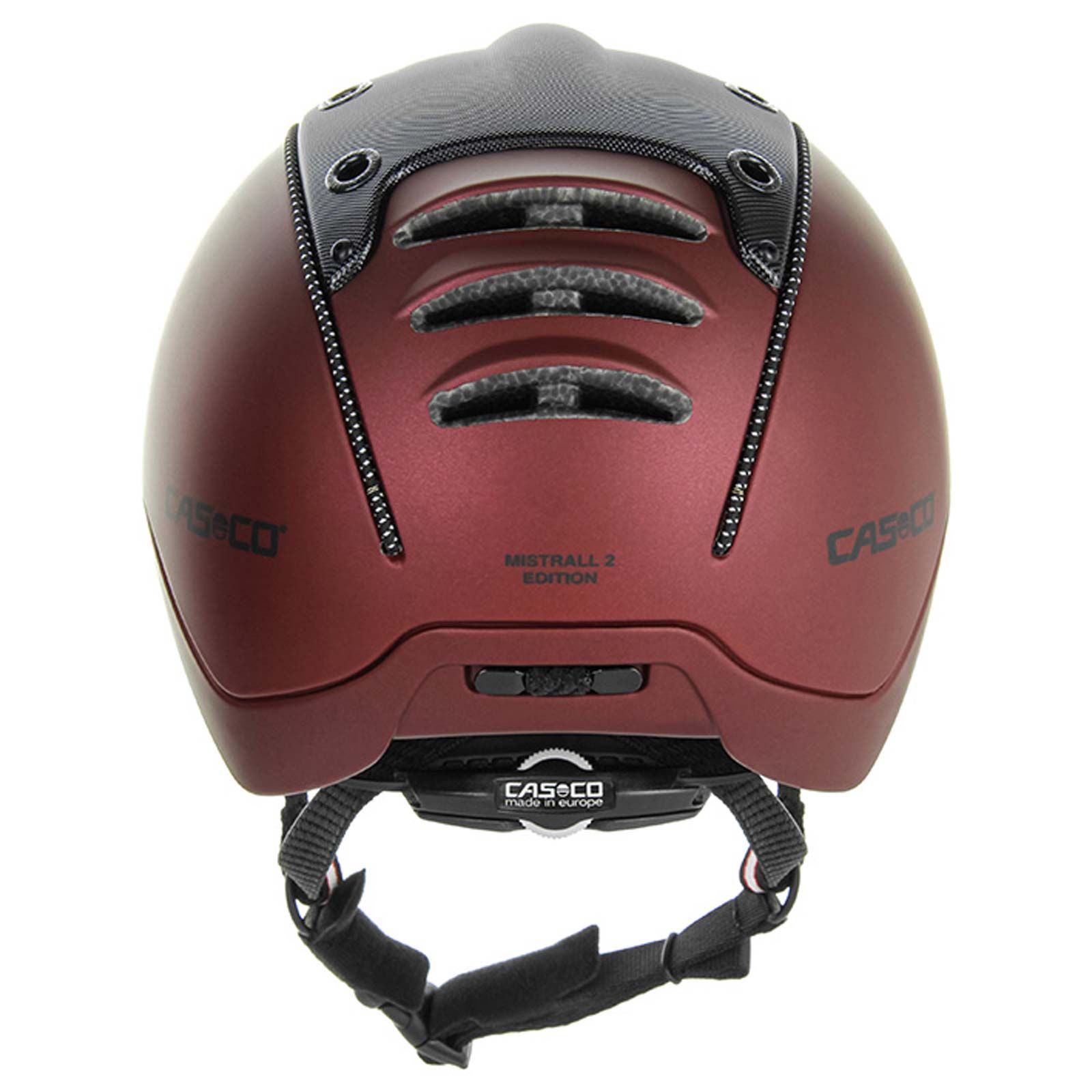 Casco MISTRALL 2 Edition ridhjälm med Diskfit Vario, vy bakifrån