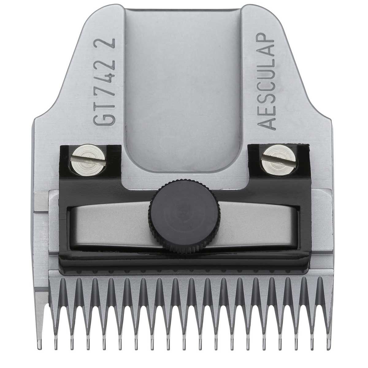 Aesculap Favorita, Tête de coupe pour tondeuse professionnelle, GT742 (dents longues)