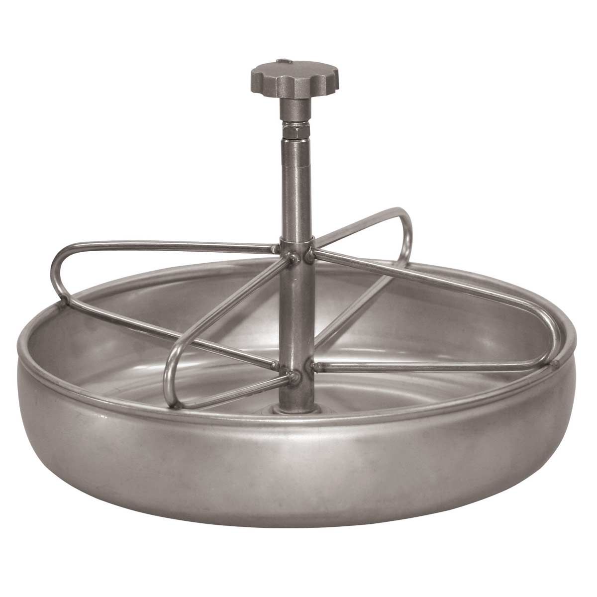 Mangeoire pour porcelets Kerbl en acier inoxydable 2 L, Ø 25 cm