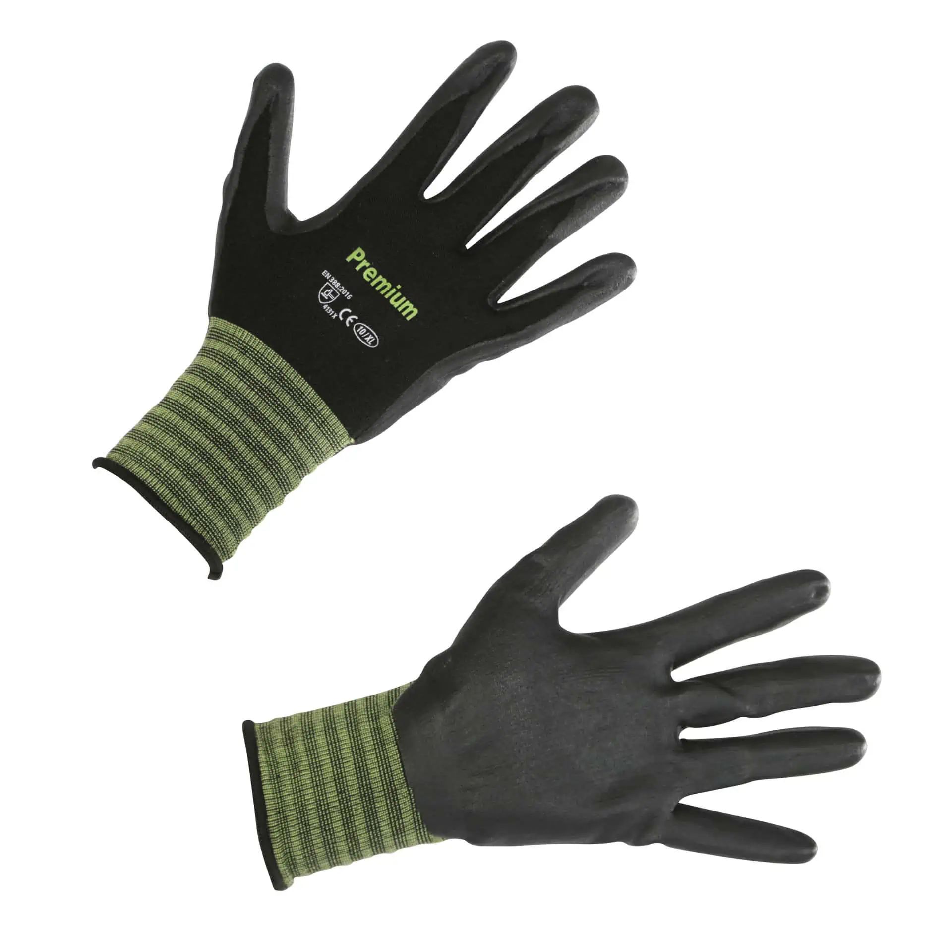Gant de travail Kerbl Premium nylon nitrile, compatible écran tactile, Nitrile