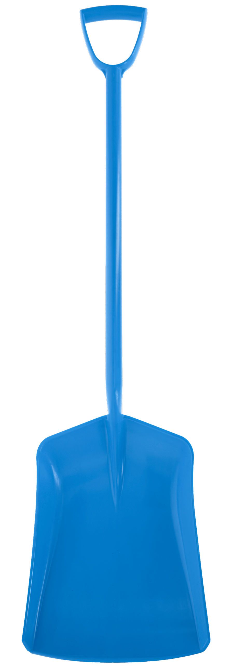 snow shovel, plastic, blue, spade, handle