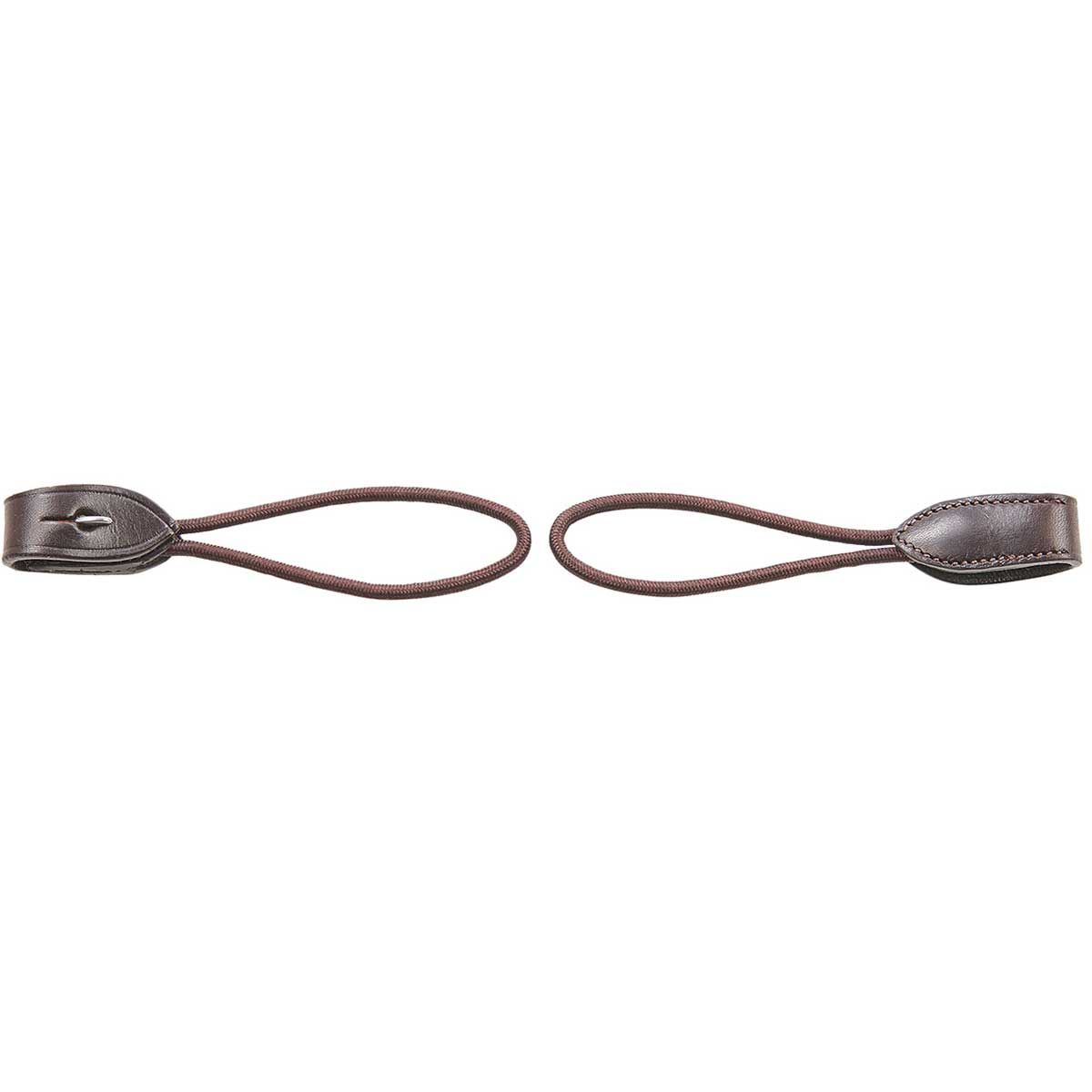 BUSSE Pelham Straps cuir avec cordon nylon, la paire, noir