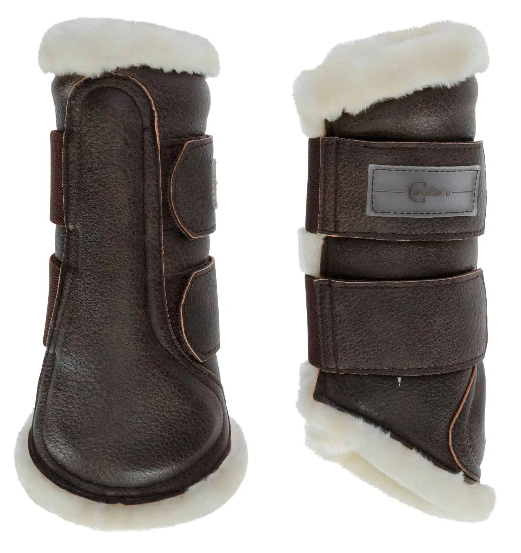 Covalliero Soft Gaiters Pelisa with Faux Fur Lining, set