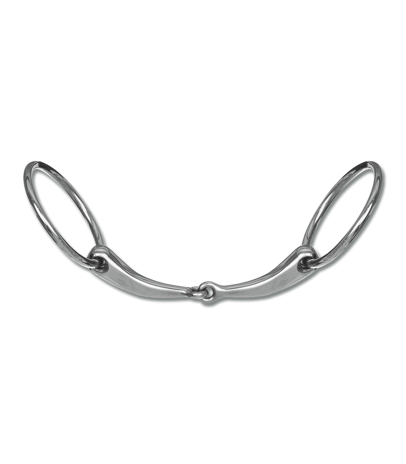 Waldhausen Wassertrense anatomisch, einfach gebrochen, Edelstahl, massiv 14,5 cm