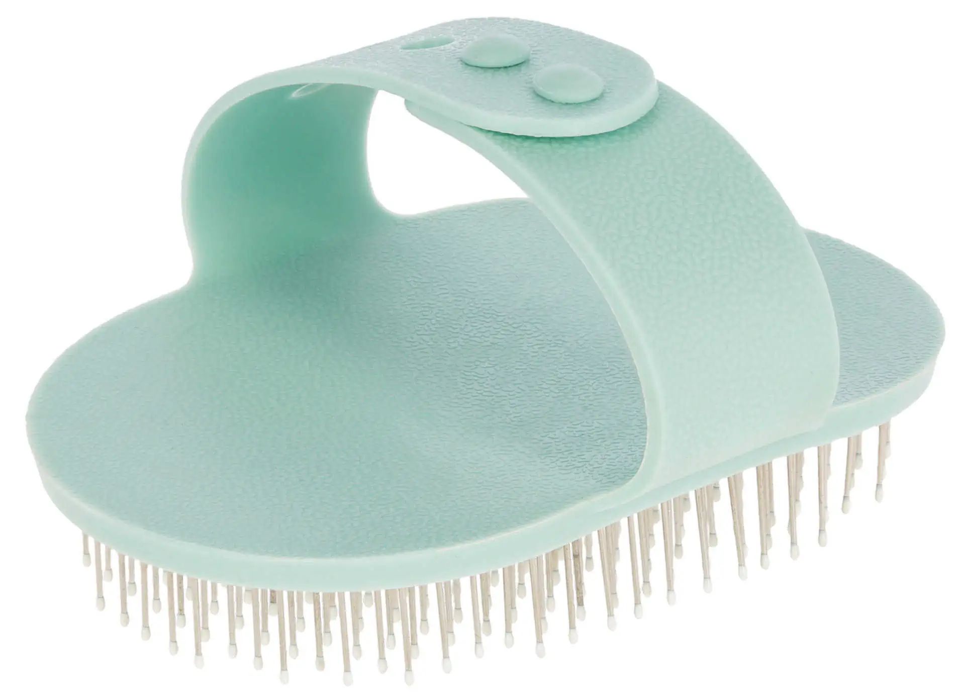 Kerbl Striglia per Terrier turchese, flessibile con cinturino regolabile, 13 x 8 cm, prodotto sfuso