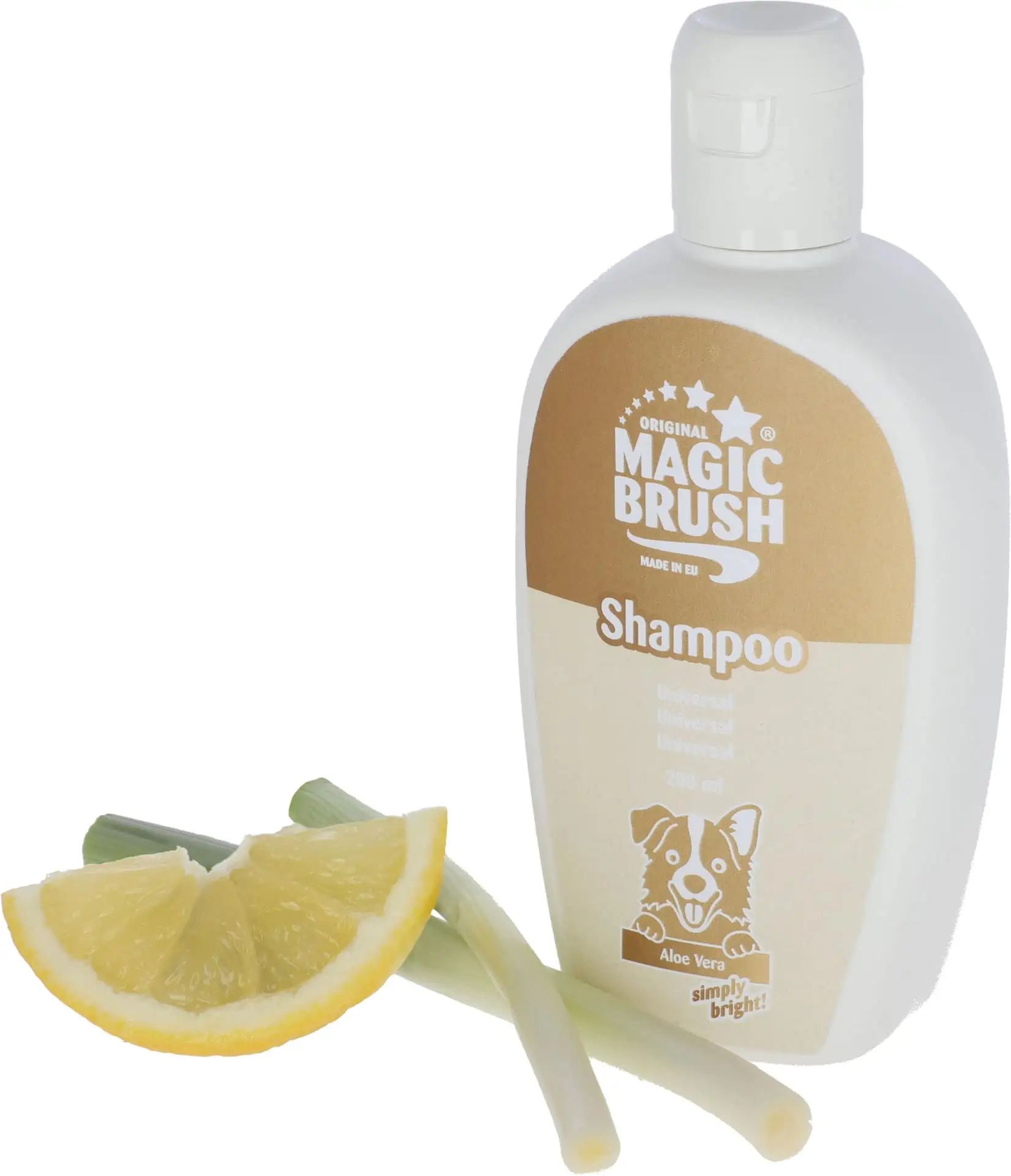 MagicBrush kutyasampon Universal Aloe Verával, 200 ml, elölnézet