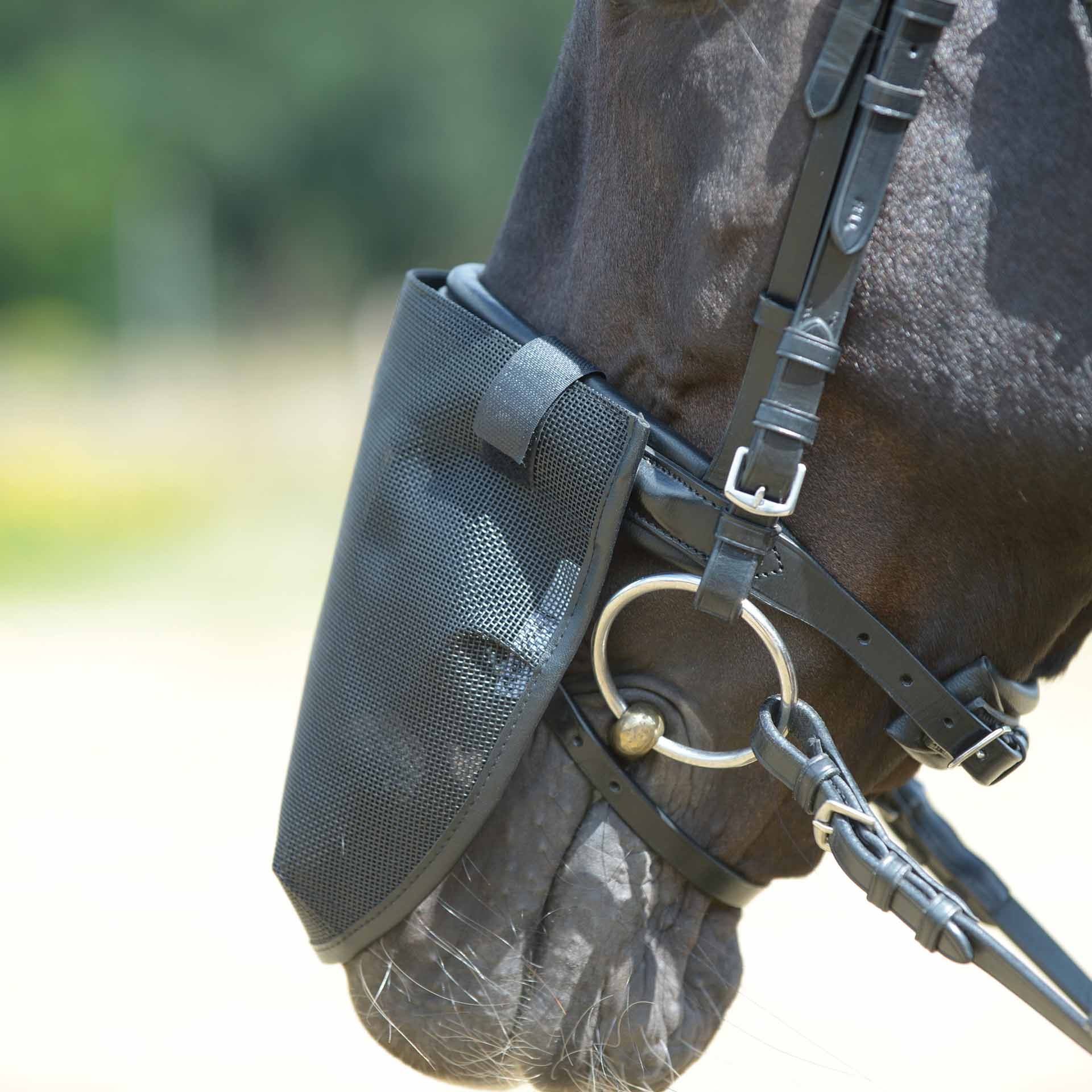 BUSSE Nüsternschutz FLY PROFESSIONAL M (G-Pony) schwarz
