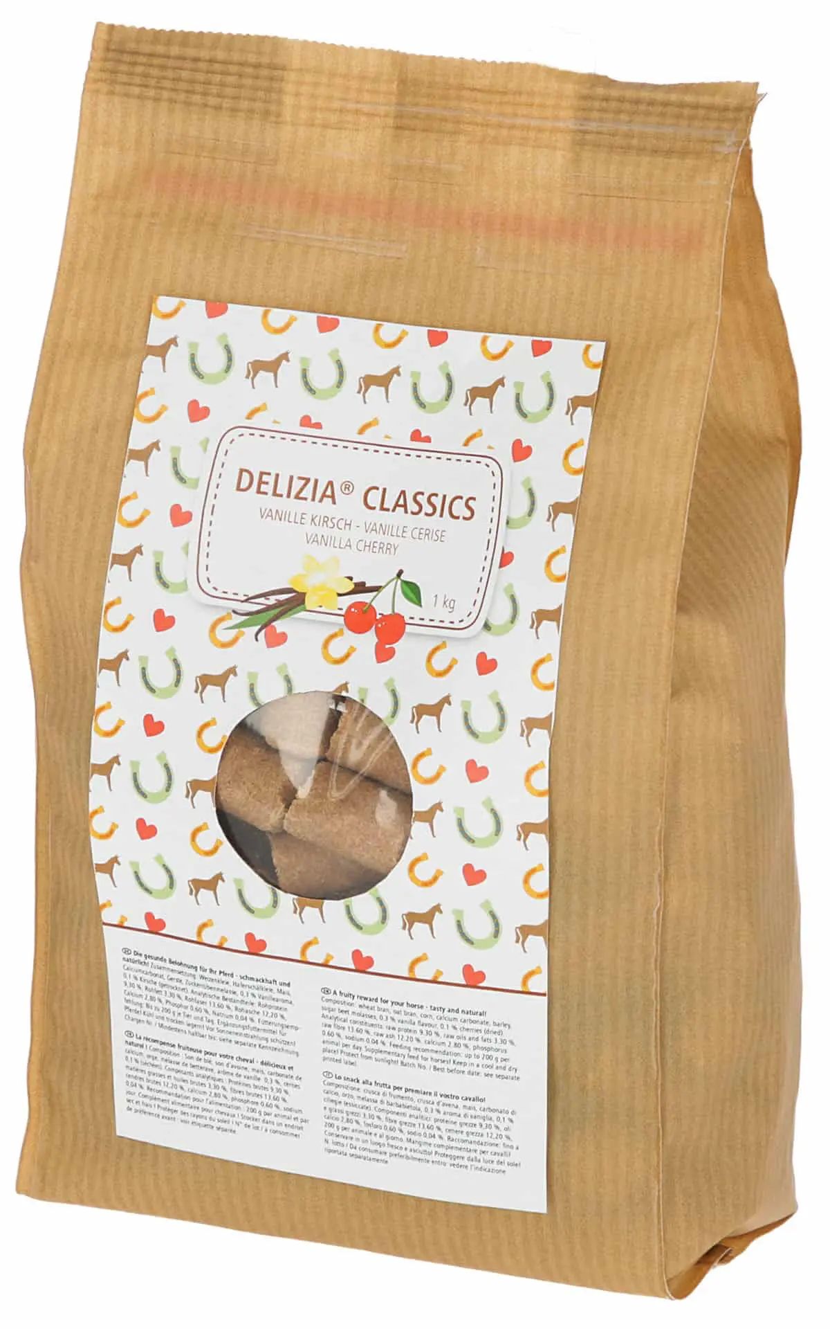 Kerbl Delizia Lójutalomfalat Sárgarépa, Jutalomkocka 1 kg, 1 kg