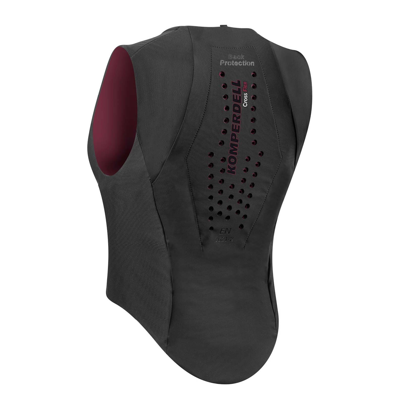 Komperdell Ballistic FlexFit Slim gerincvédő, fekete / bordó, XL