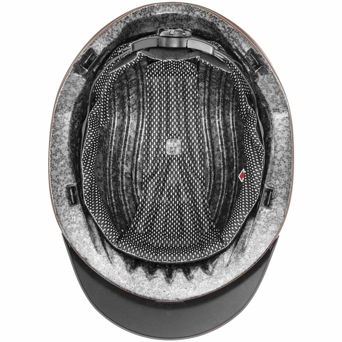 Casque d'équitation Uvex exxential 2, léger avec encolure queue de cheval