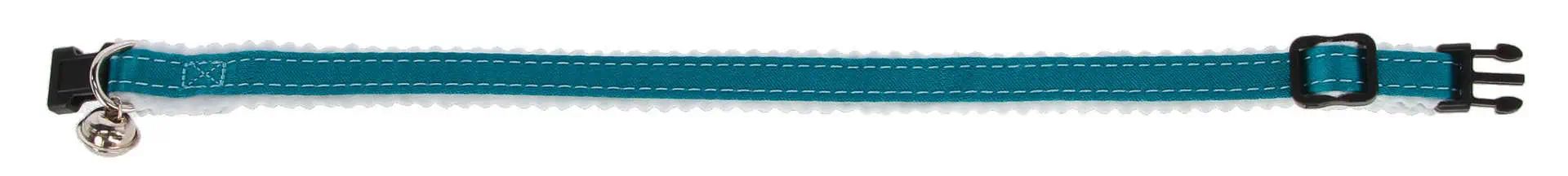Collier pour chat Kerbl réfléchissant, avec clochette et boucle de sécurité, bleu