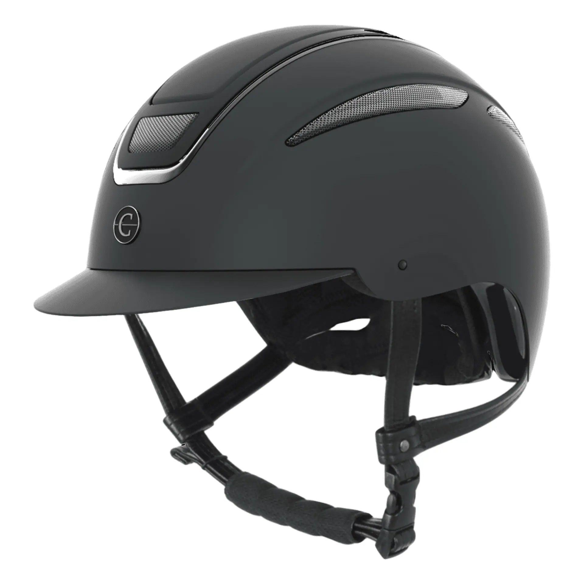 Covalliero Casco da equitazione Elite, nero, L