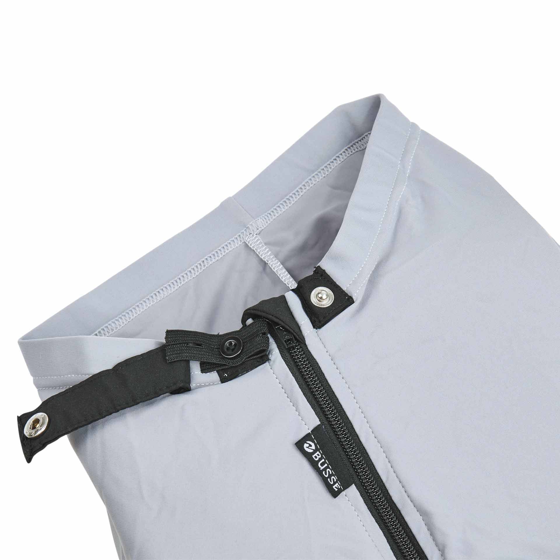 BUSSE Maschera antimosche TWIN FIT FLEXI, protezione occhi e orecchie, dettaglio, chiusura