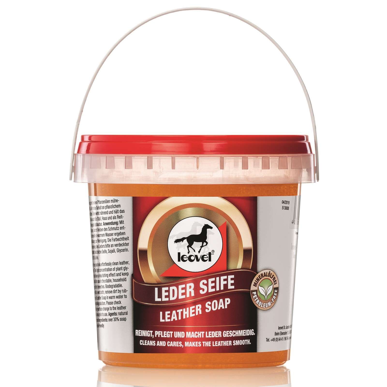Savon glycériné pour cuir Leovet Lederseife 500 ml
