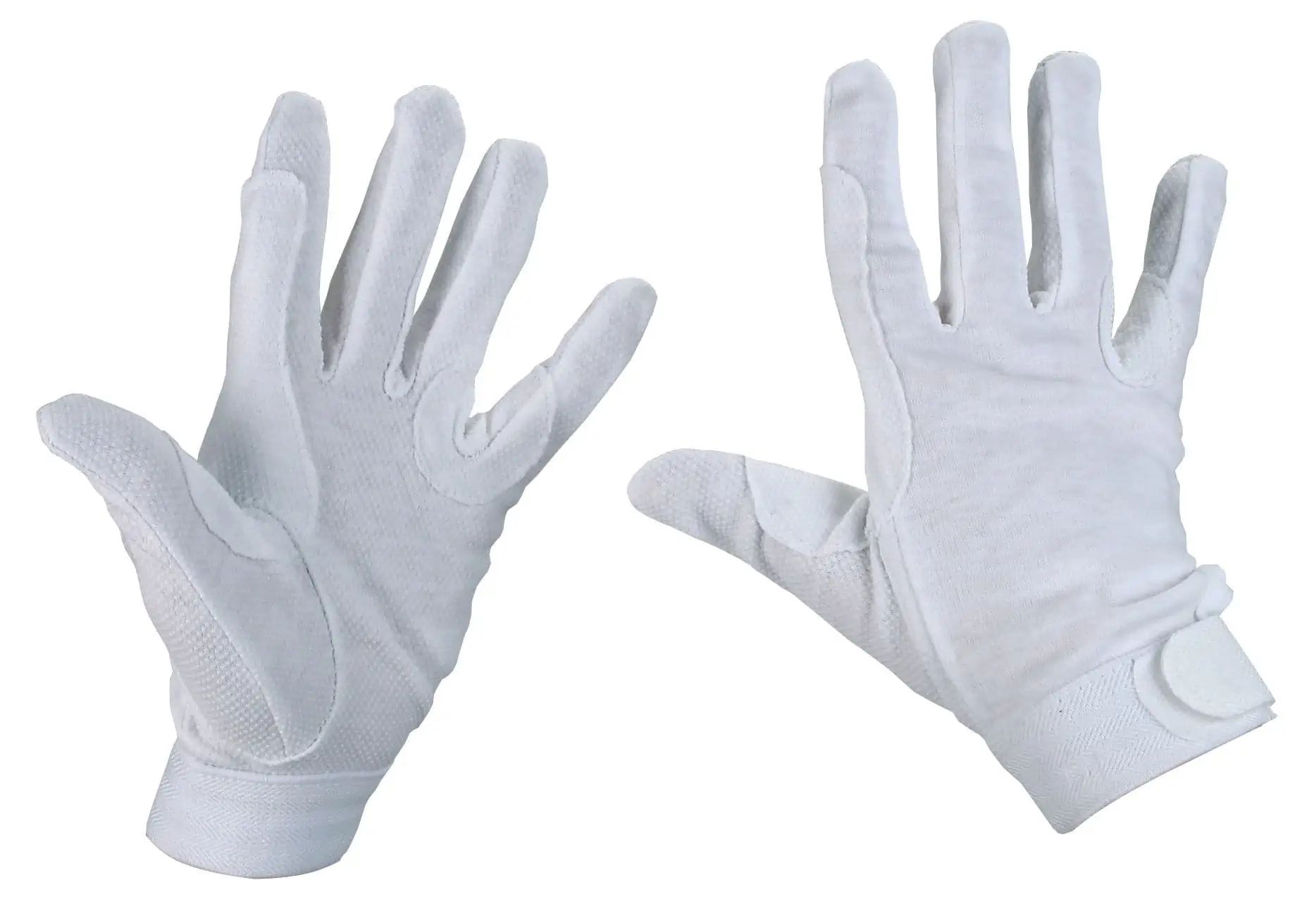 Covalliero Reithandschuhe Baumwolle Jersey, griffige Innenhand