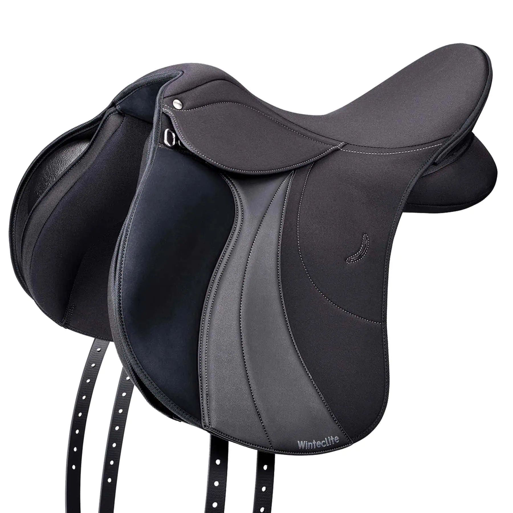 Selle mixte Wintec WintecLite HART avec CAIR, noire, 18"/46 cm