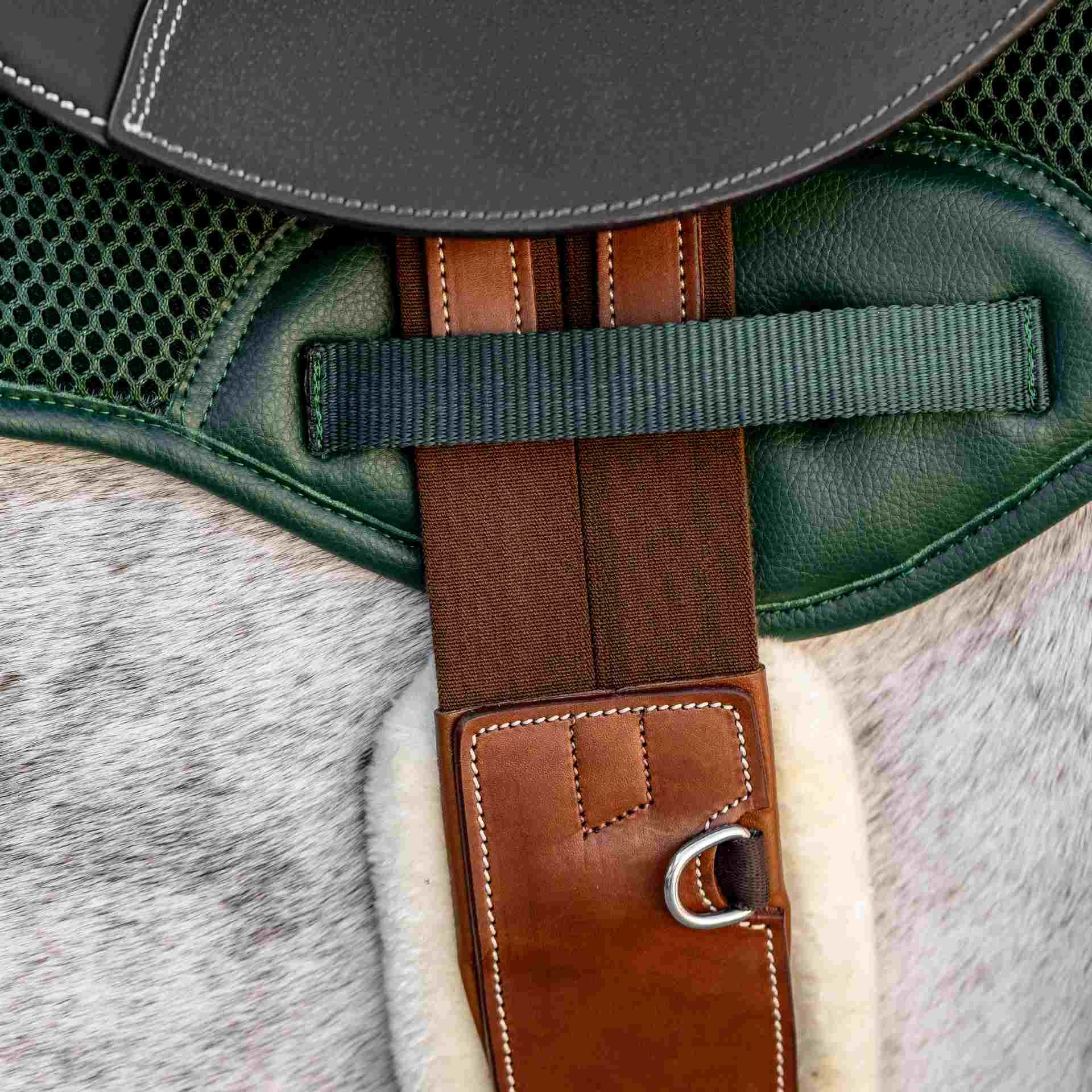 BUSSE Saddle Girth TAKE-OFF LINE LG, Anatomic Long Girth with Swap Padding, detail view, waistband
