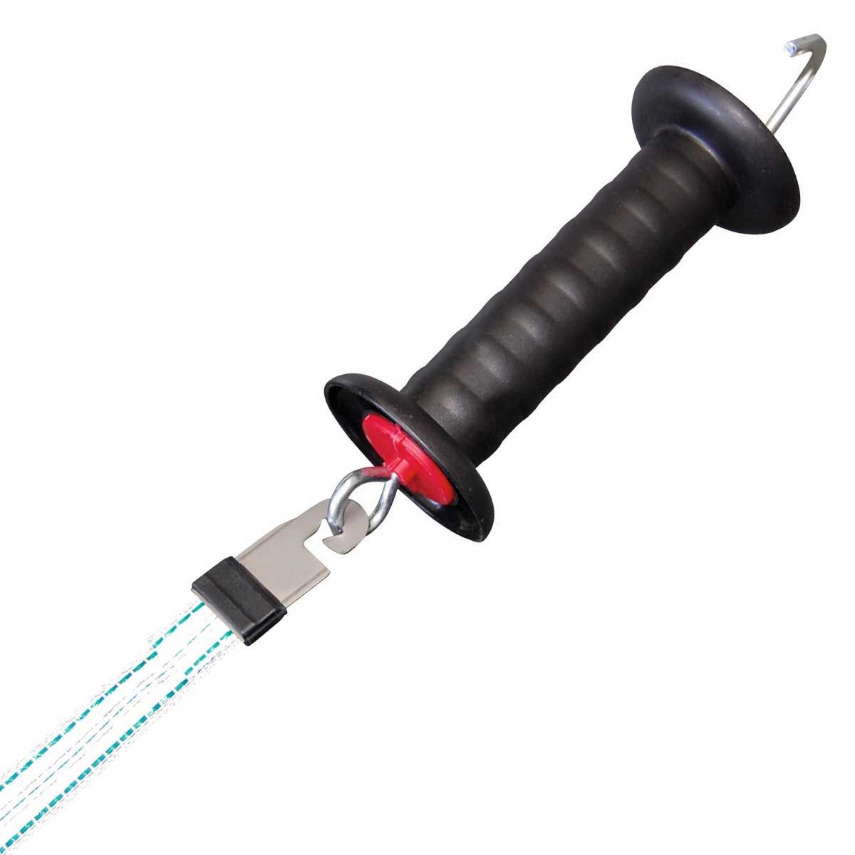 5x Ako Torgriff verzinkt mit Litzclip Niro 20 mm