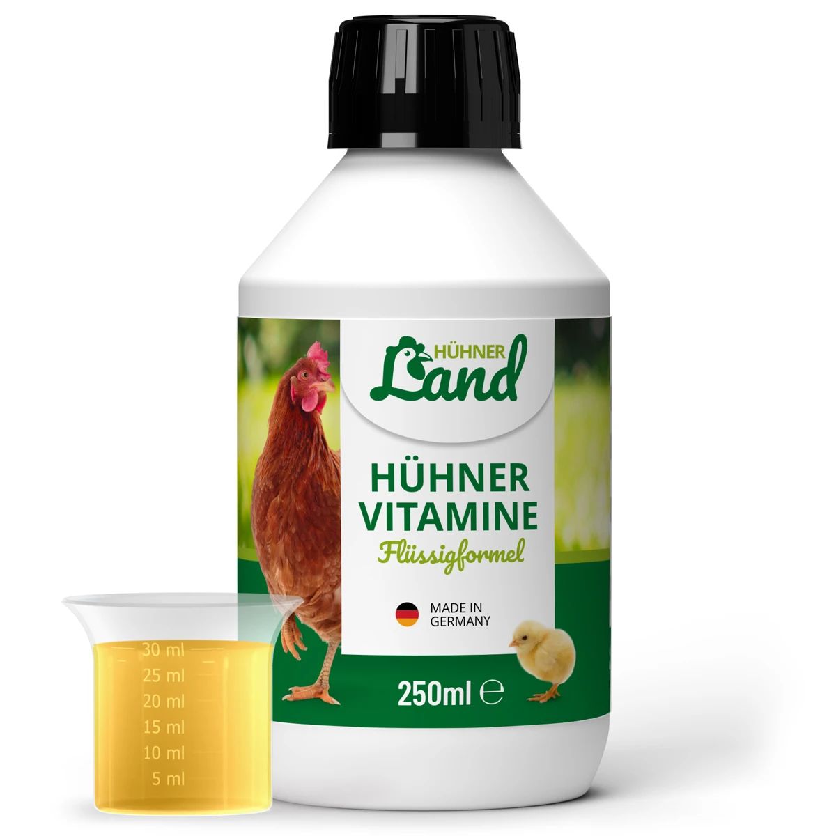 Hühnerland Multivitamine pour volailles 250 ml, contenu de la livraison