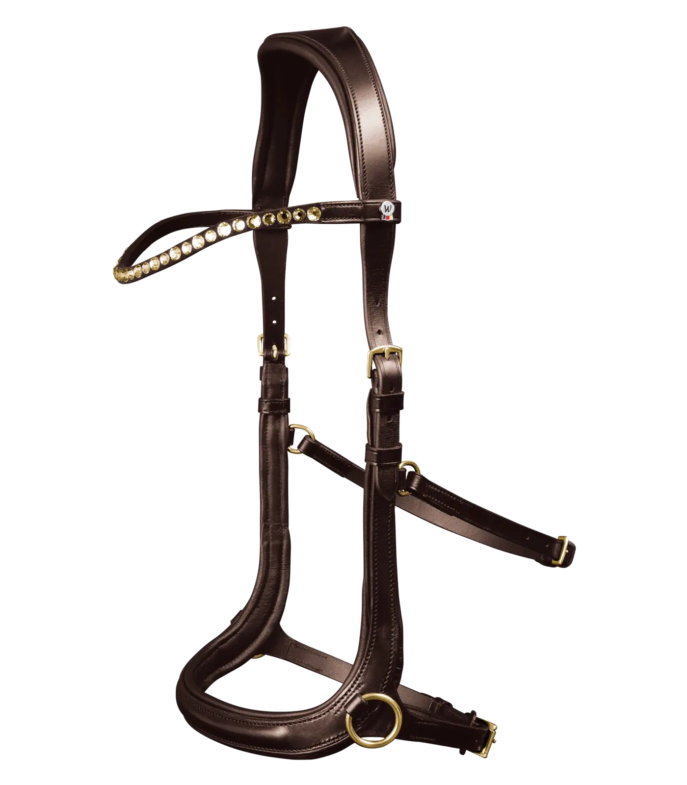 Waldhausen X-Line Zaum Gebisslos Sensation, anatomisch, inkl. Zügel