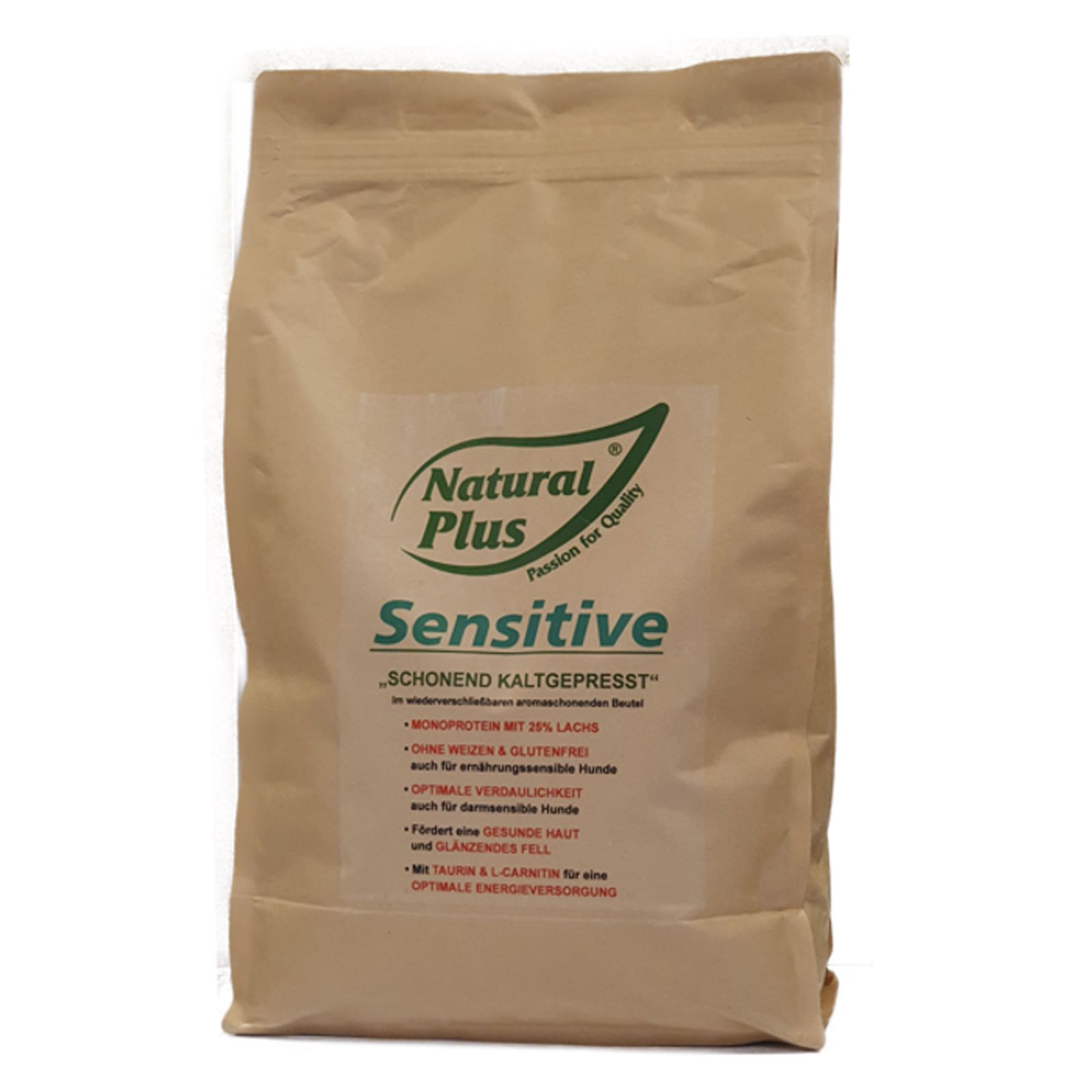 Natural Plus Sensitive, pressé à froid 4 kg