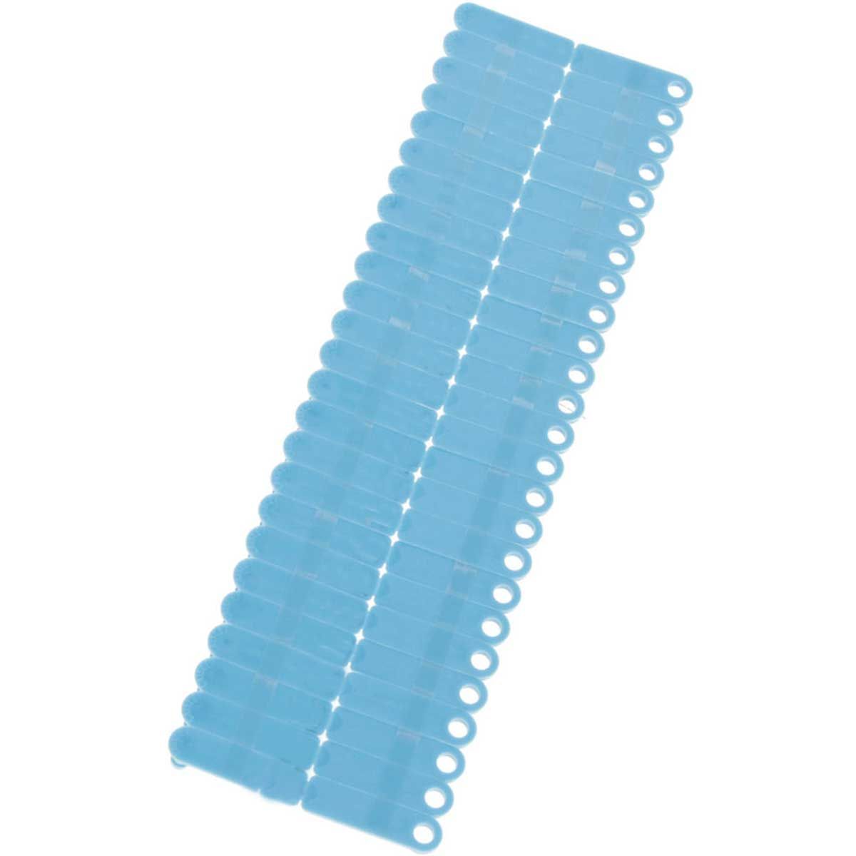 Twintag-Ohrmarke blau blanko
