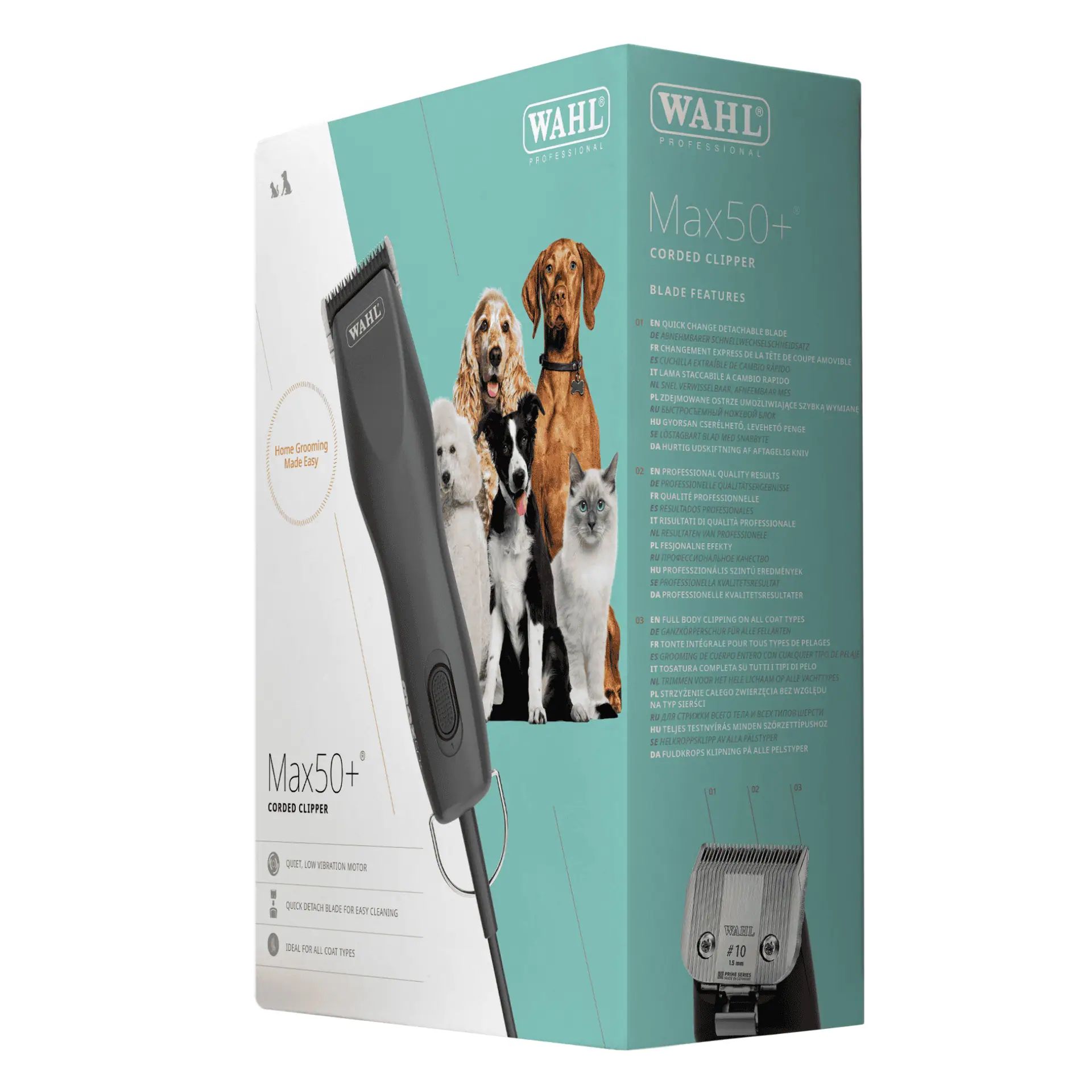 Wahl Max 50+ Hunde-Schermaschine, leise & leistungsstark