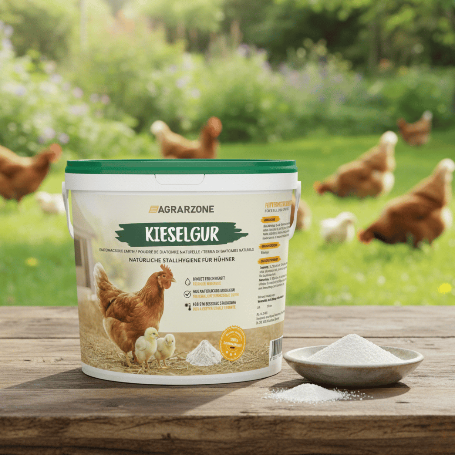 Agrarzone Naturlig kiselgur 4,2 kg, i användning