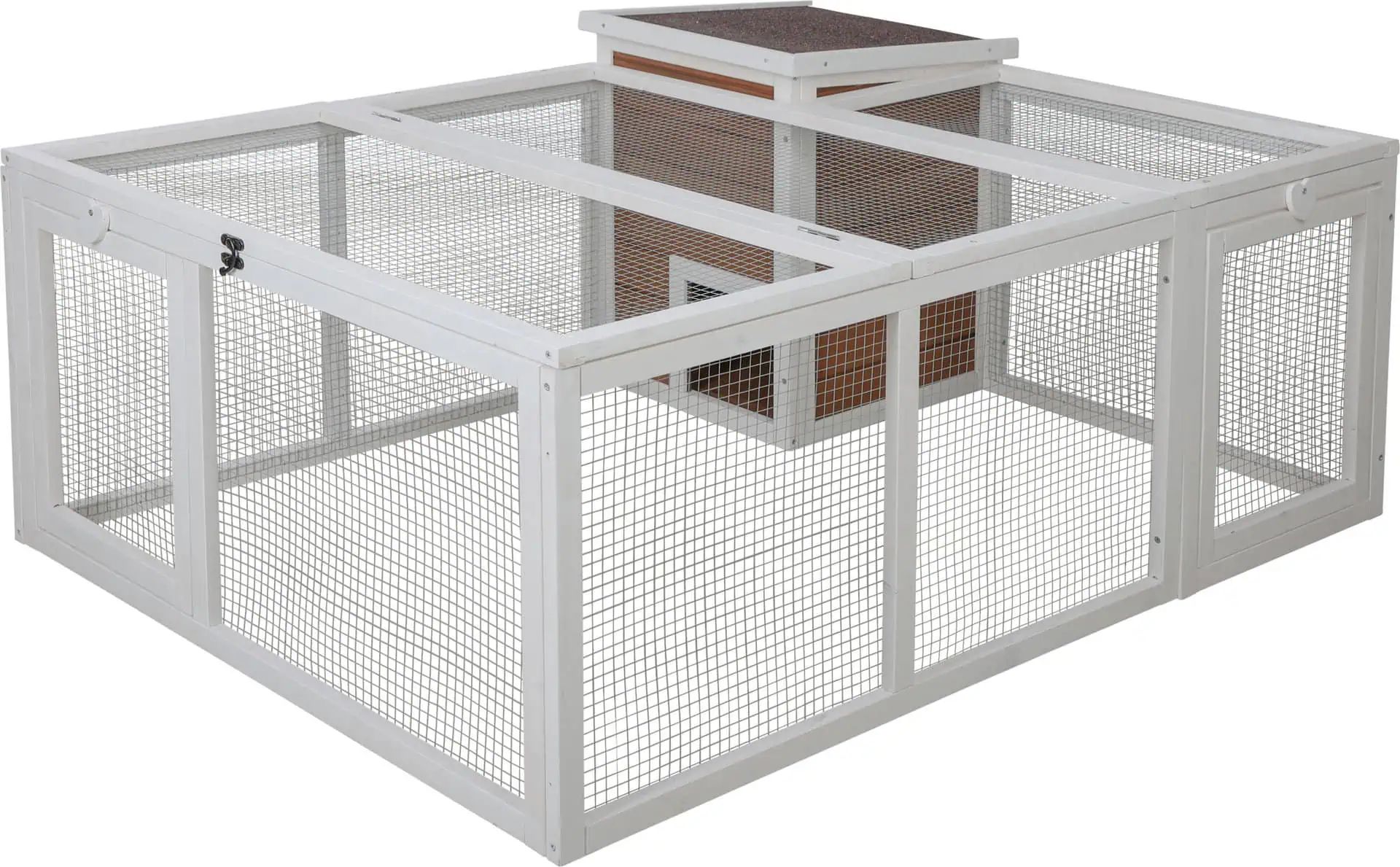 Kerbl Outdoor Rabbit Run with Integrated Shelter House, 132x102x59 cm