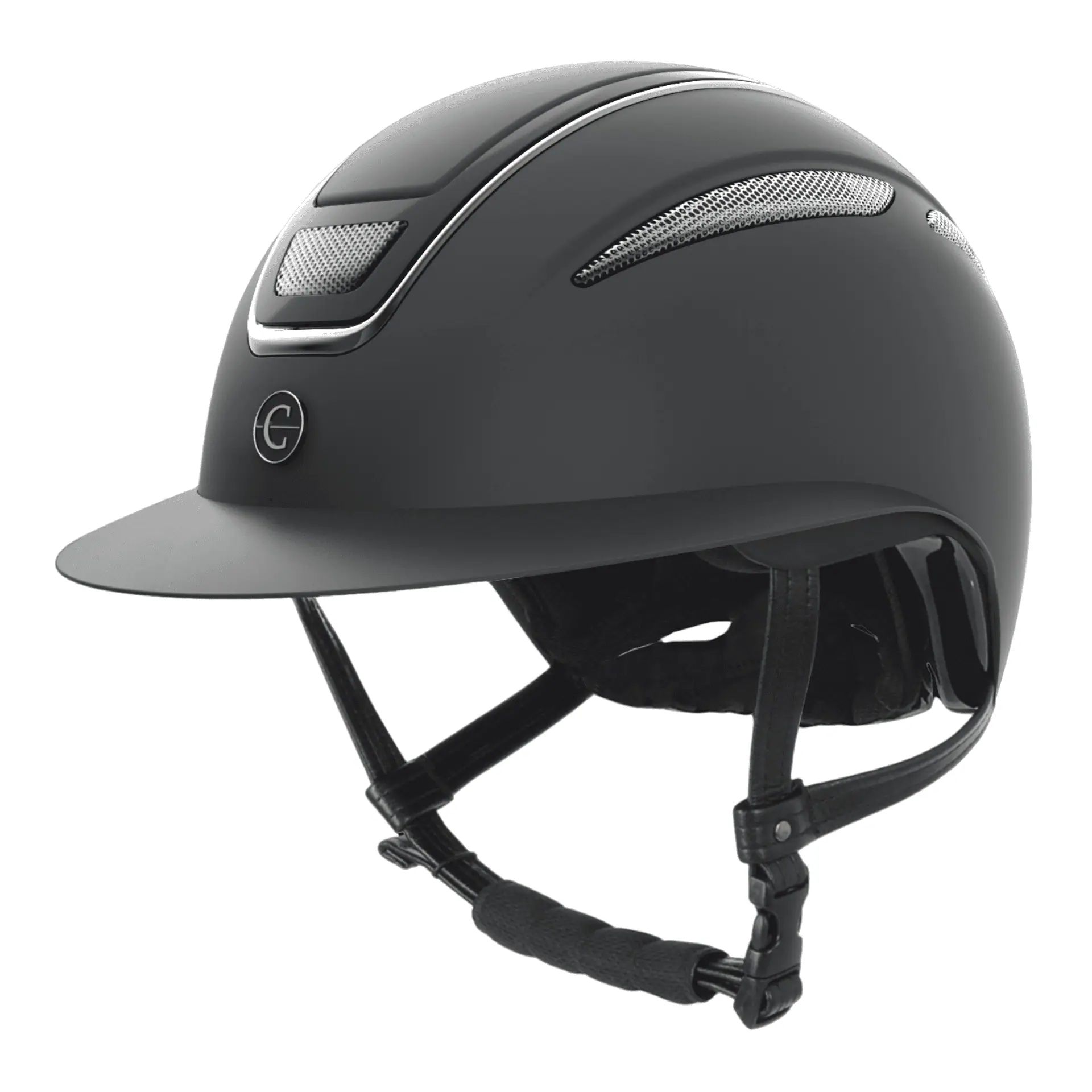 Covalliero Casco da equitazione Elite Polo, nero, L
