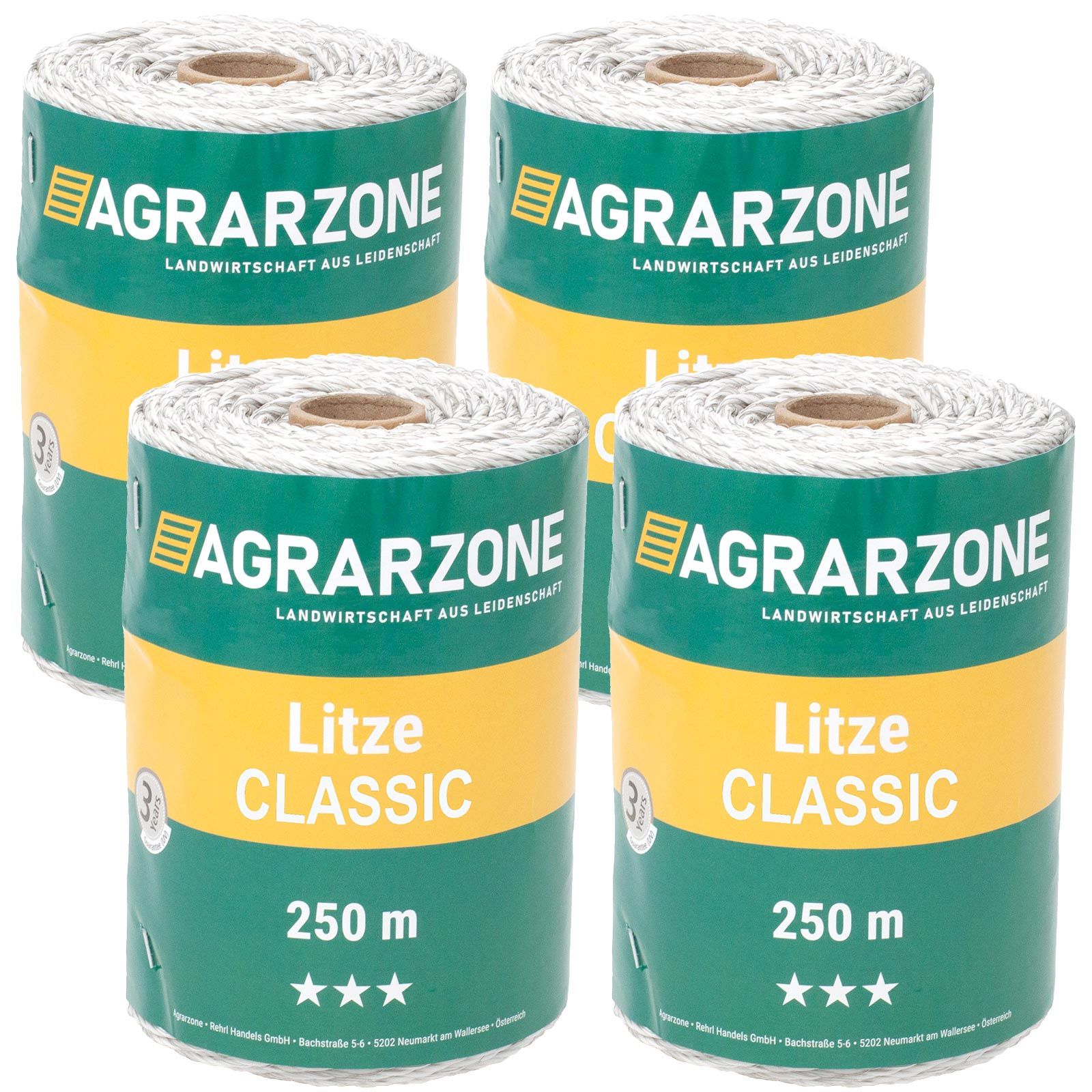 Agrarzone Classic villanyvezeték, 6x0,20 Niro, fehér, 1000 m