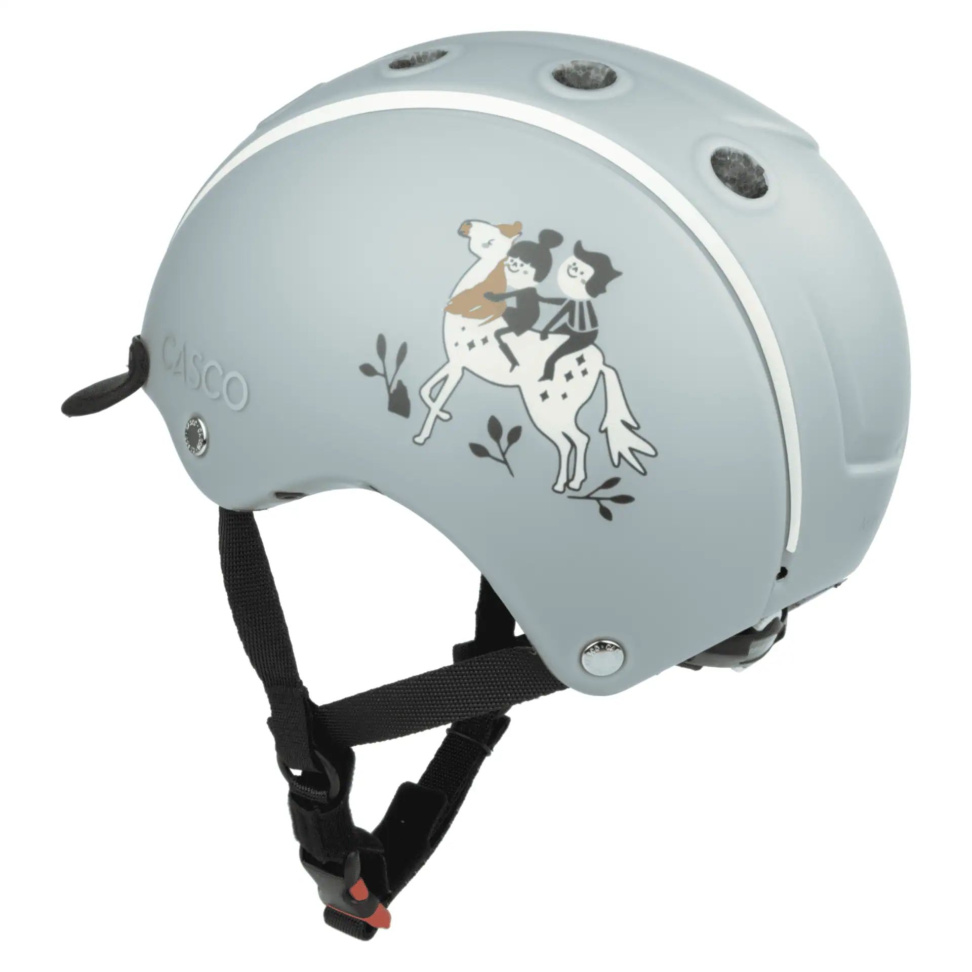 Casca de echitatie Casco Nori Iconic, casca copii cu protectie ceafa, Tail of Trails S