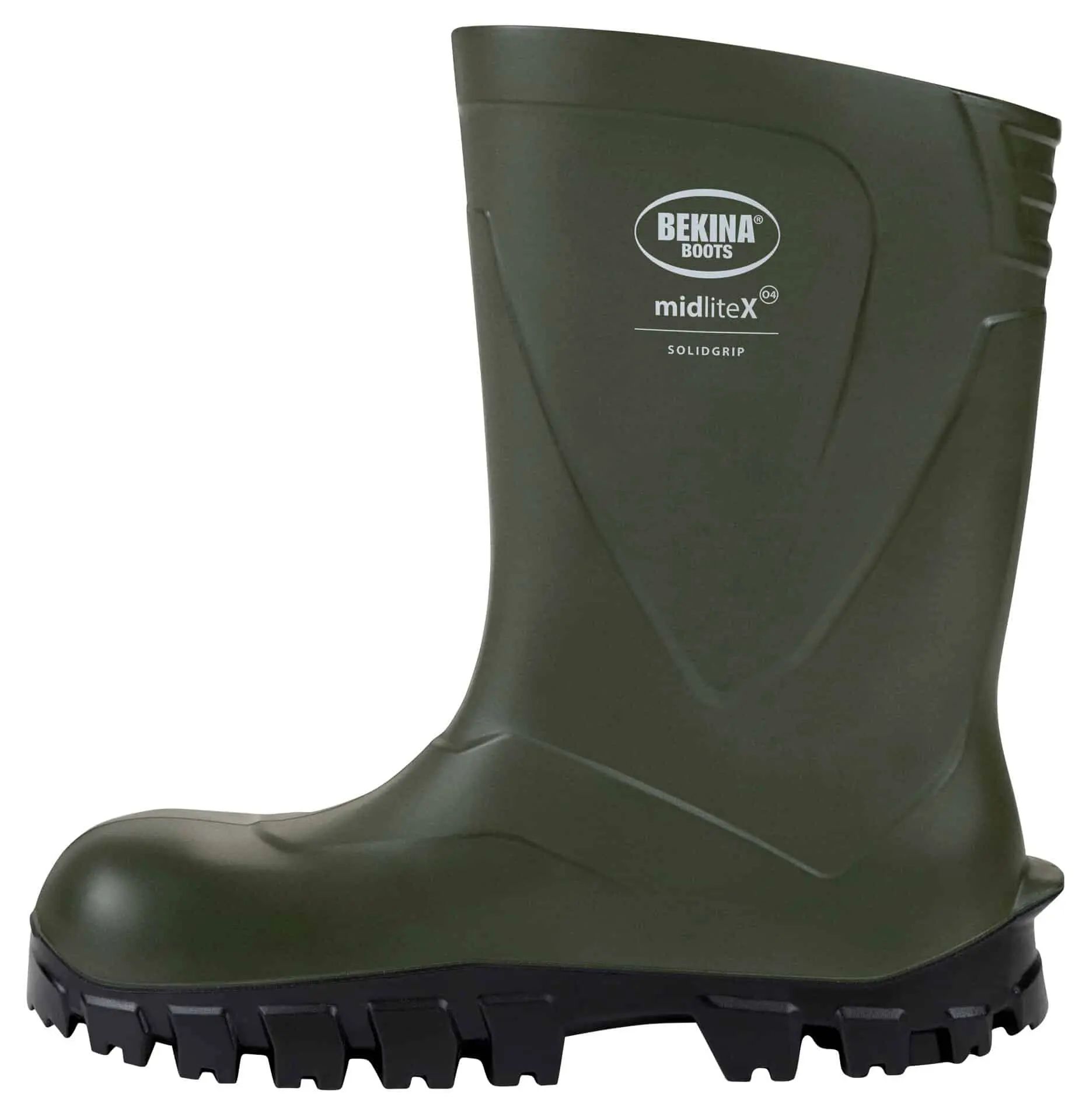 Bottes de sécurité Bekina S5 MidliteX Solidgrip, embout acier, vue de côté
