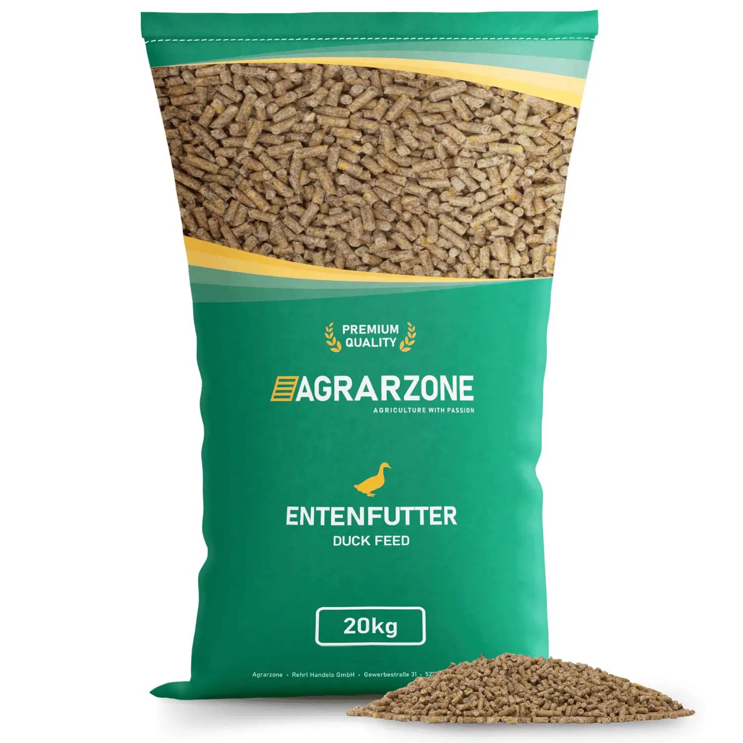 Agrarzone ankfoder Pellets 20 kg, förpackning